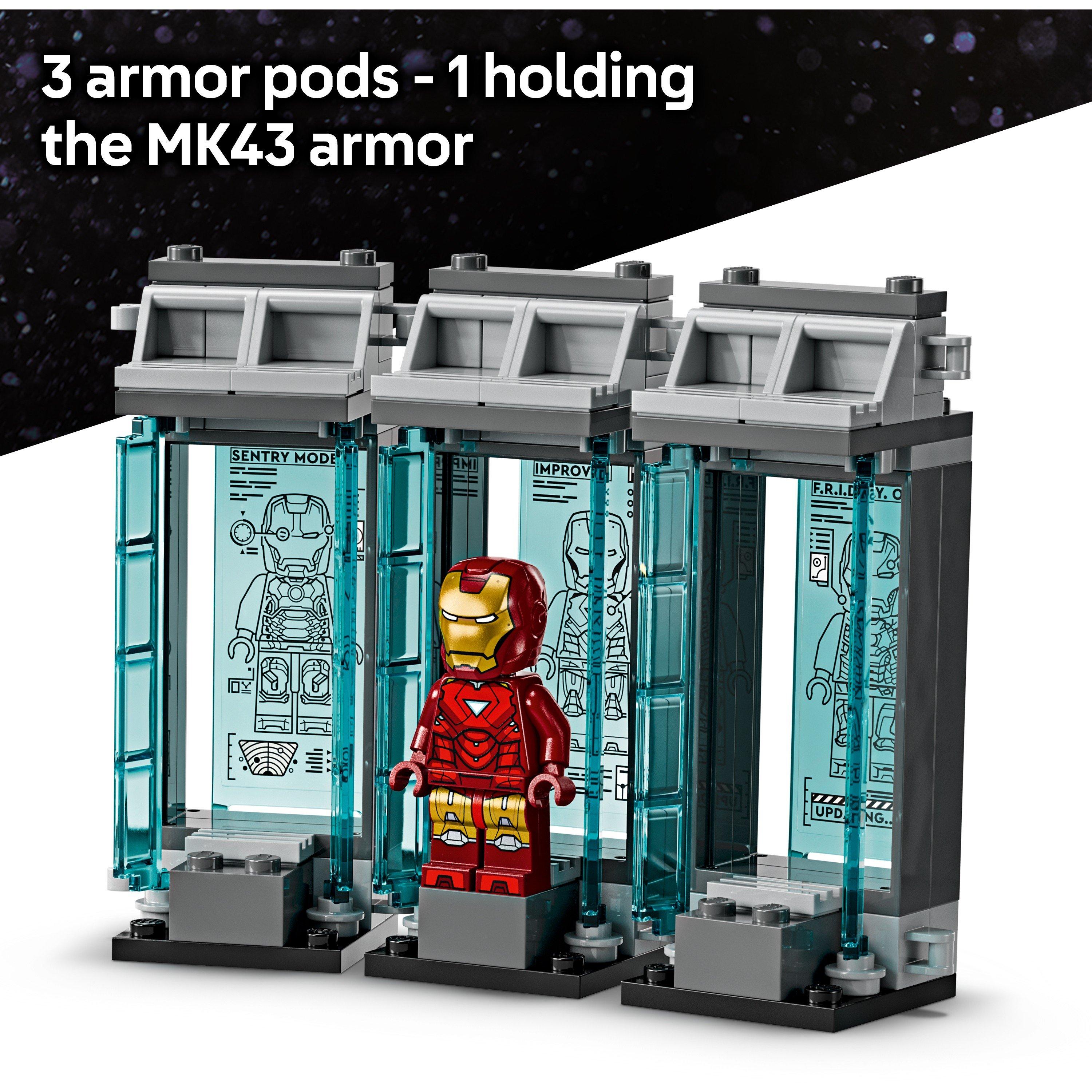 Iron Mans Lab - LEGO - Marvel Iron Man’s Laboratory: Hall of Armour 76315 - 4