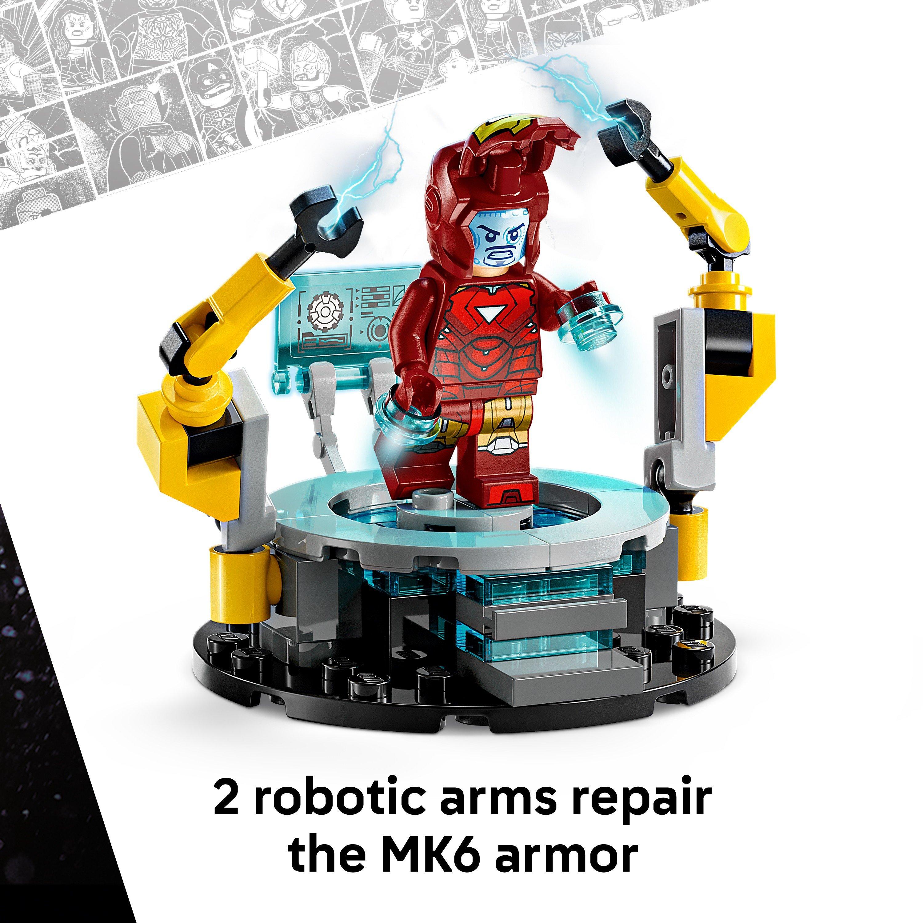 Iron Mans Lab - LEGO - Marvel Iron Man’s Laboratory: Hall of Armour 76315 - 5