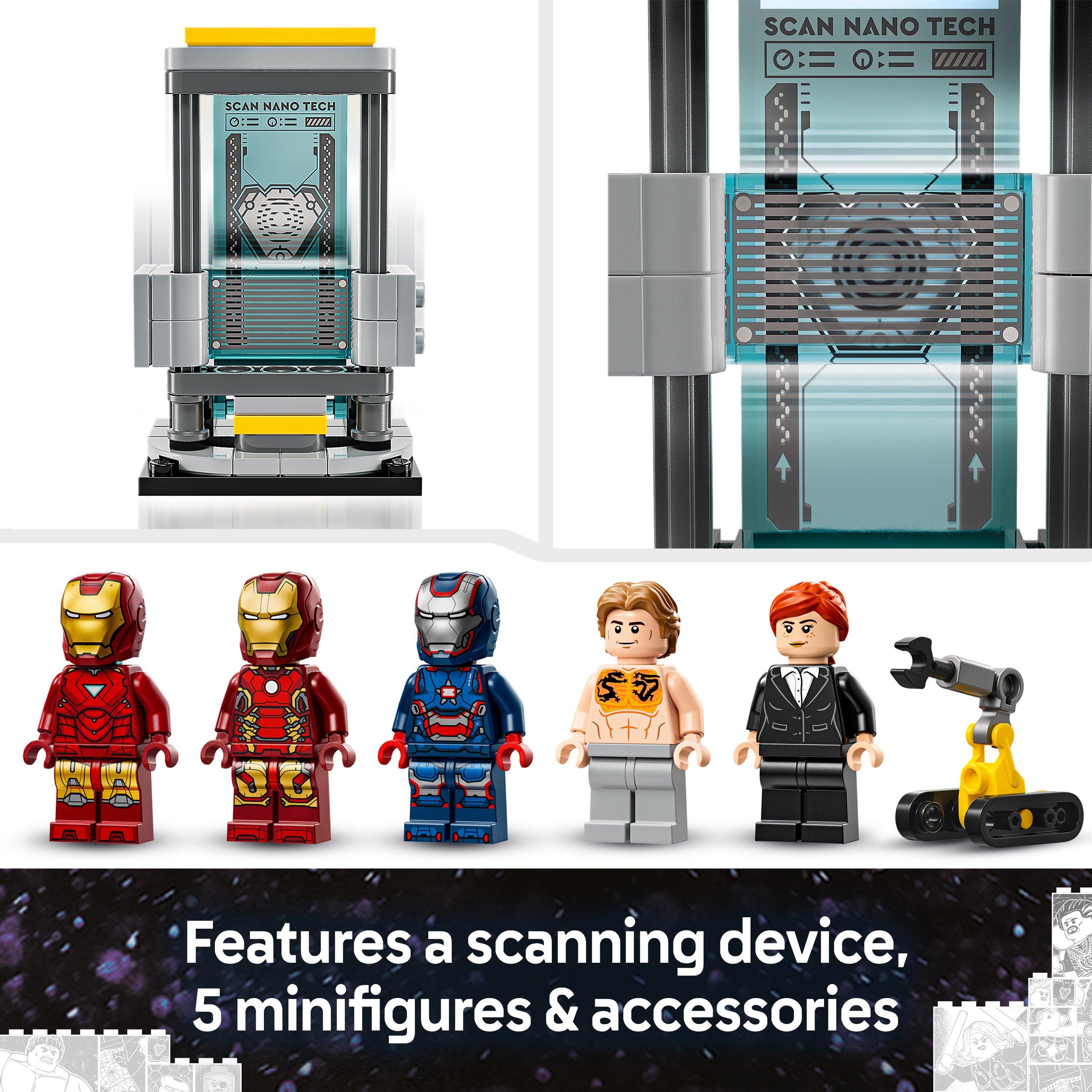 Iron Mans Lab - LEGO - Marvel Iron Man’s Laboratory: Hall of Armour 76315 - 6