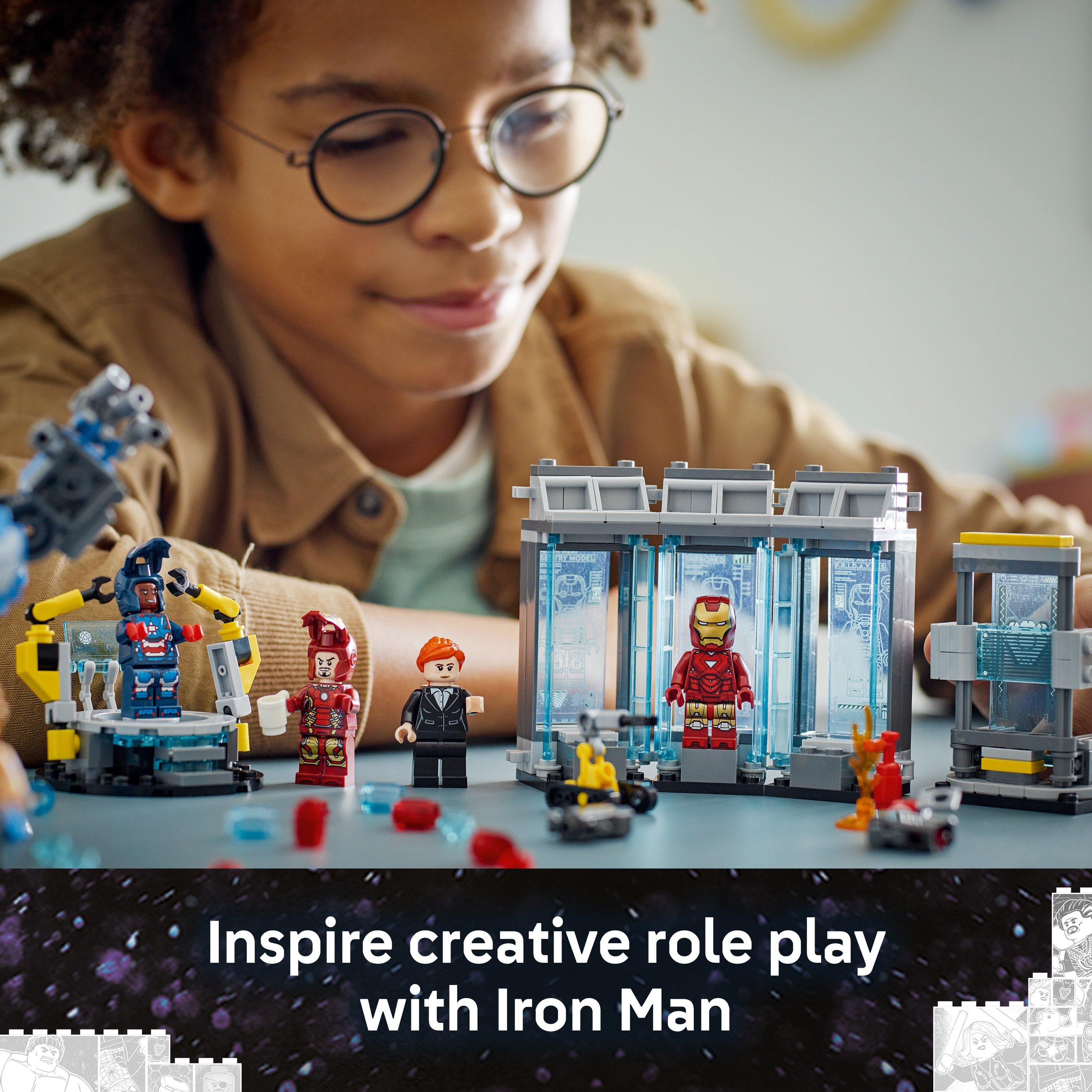 Iron Mans Lab - LEGO - Marvel Iron Man’s Laboratory: Hall of Armour 76315 - 7