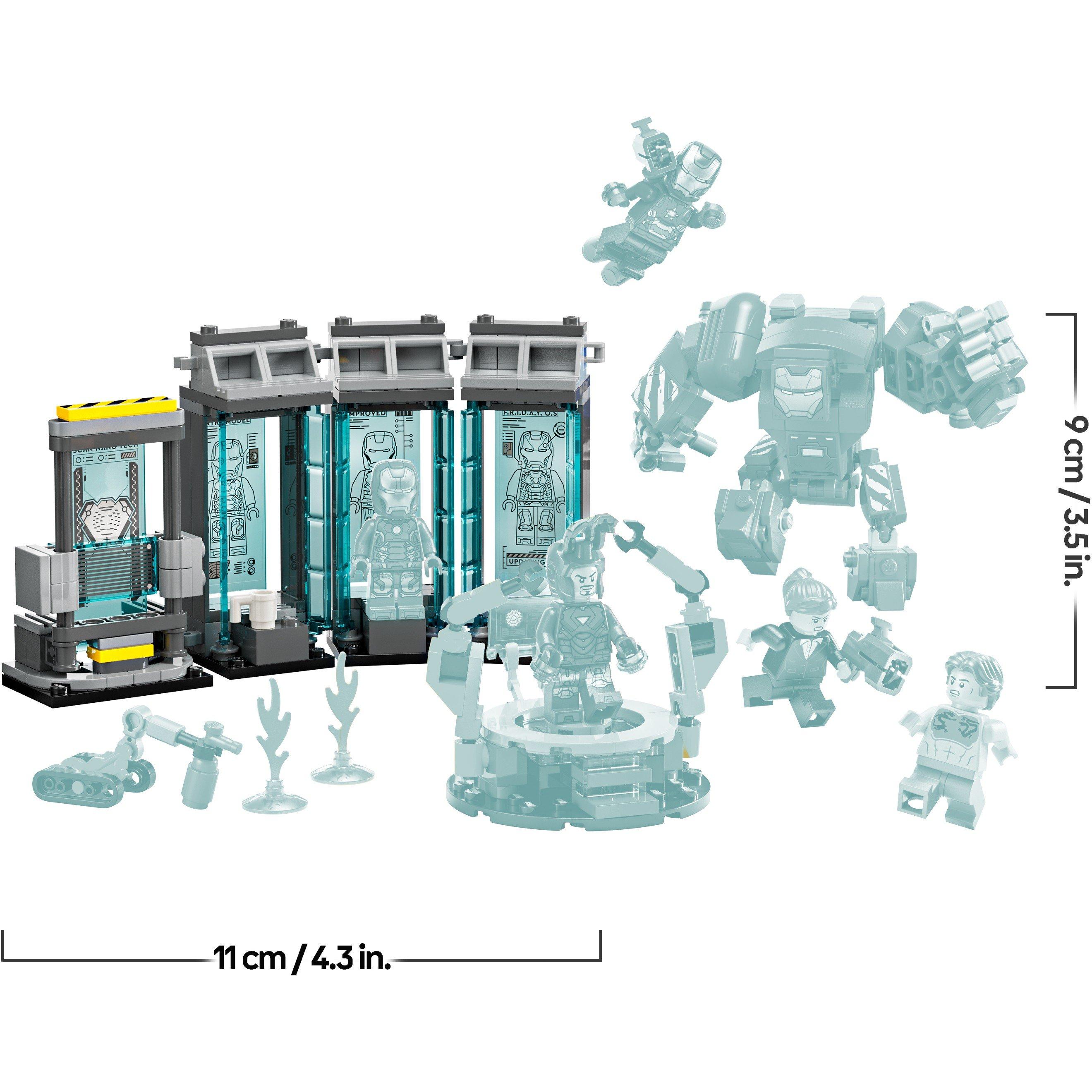 Iron Mans Lab - LEGO - Marvel Iron Man’s Laboratory: Hall of Armour 76315 - 8
