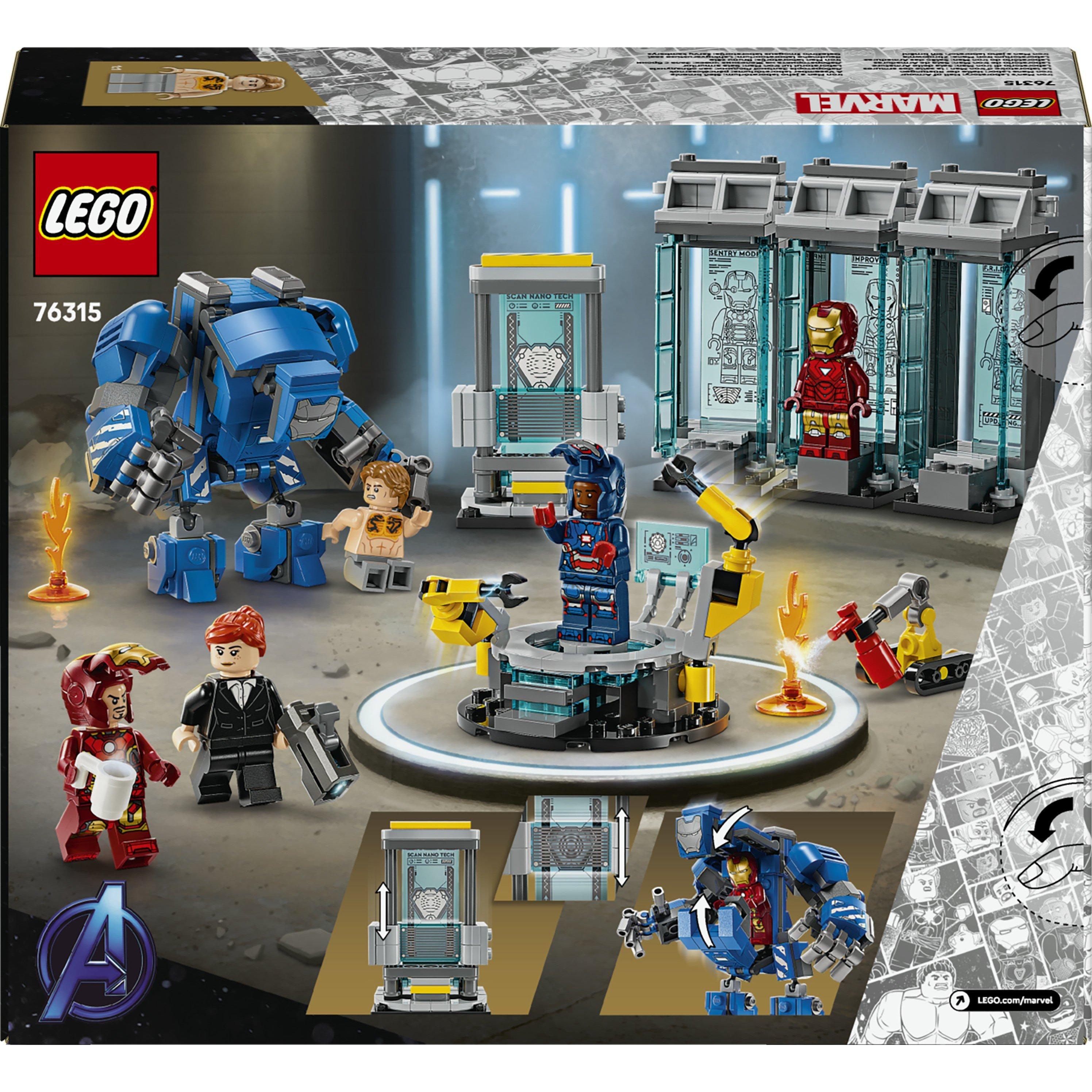 Iron Mans Lab - LEGO - Marvel Iron Man’s Laboratory: Hall of Armour 76315 - 10