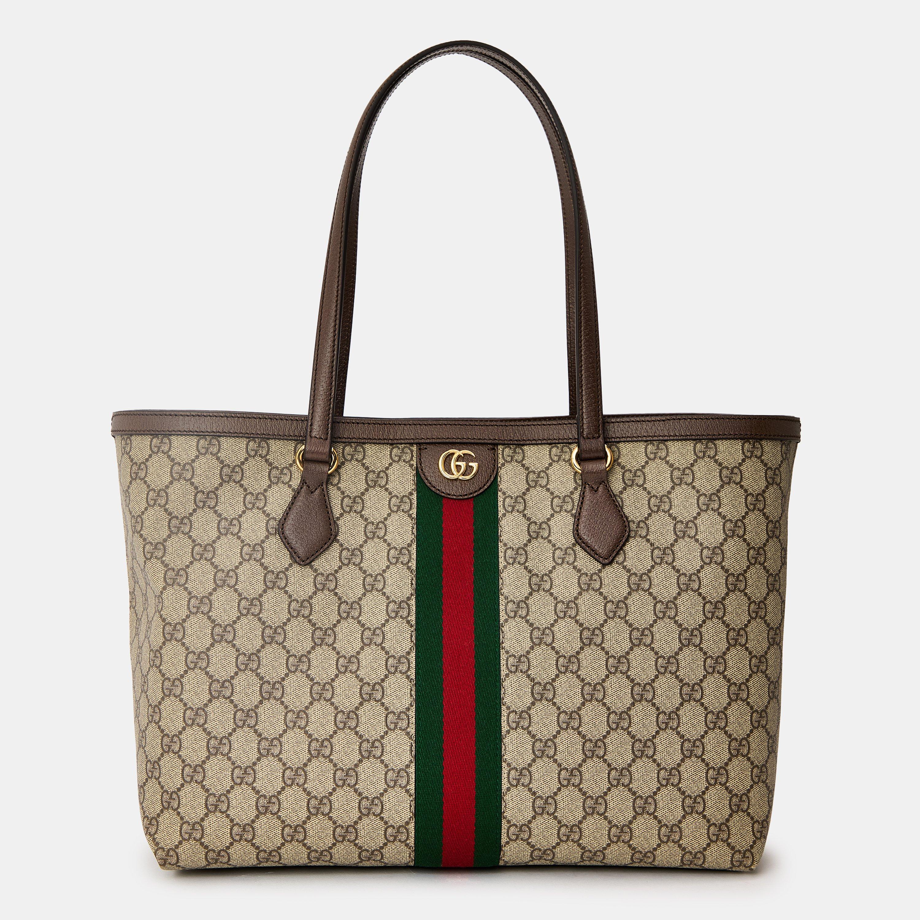 Gucci Ophidia GG Large Tote - Beige