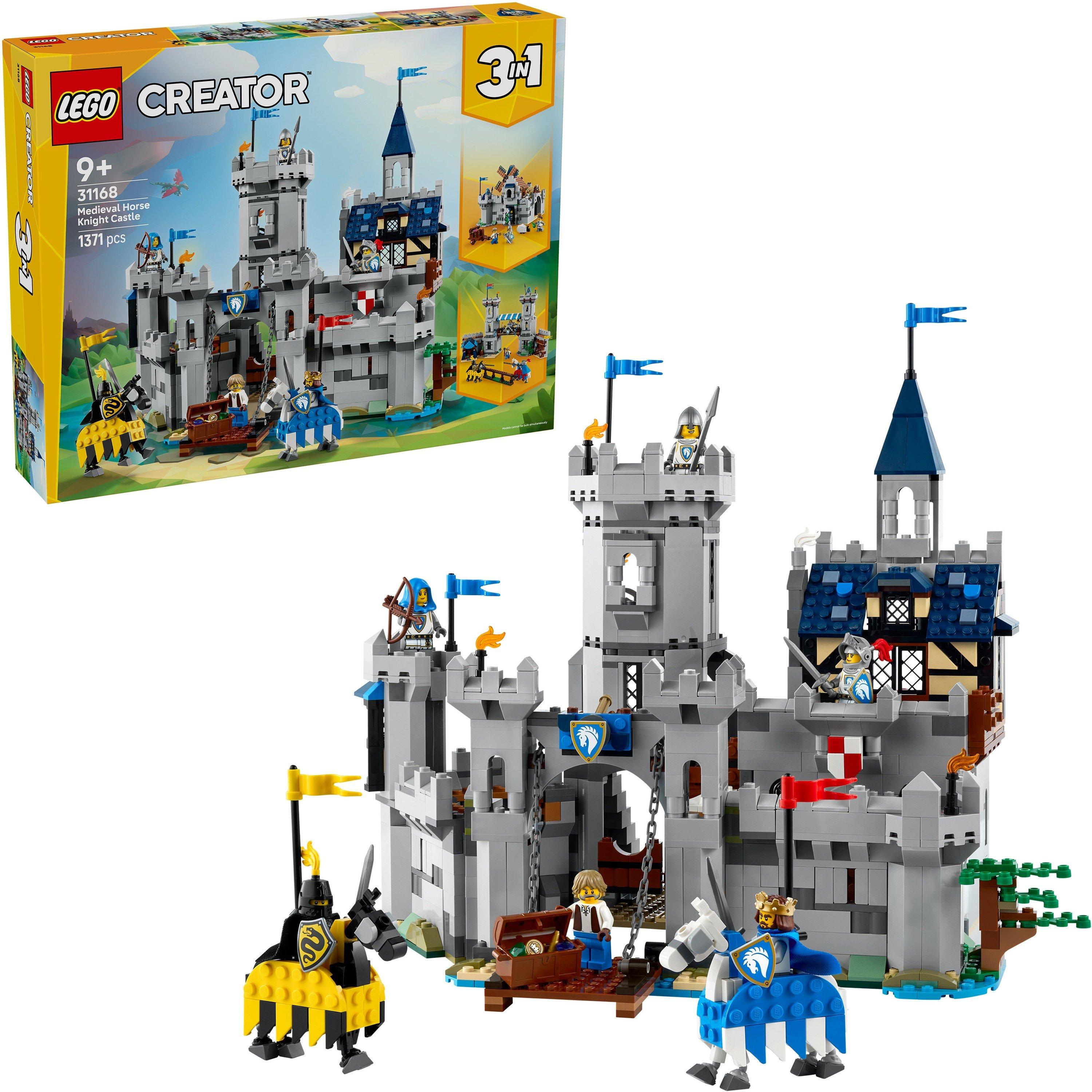 Lego Boys Lego® Creator 31168 3In1 Medieval Horse Knight Castle Playset Building Toy 31168 - Medieval Castle