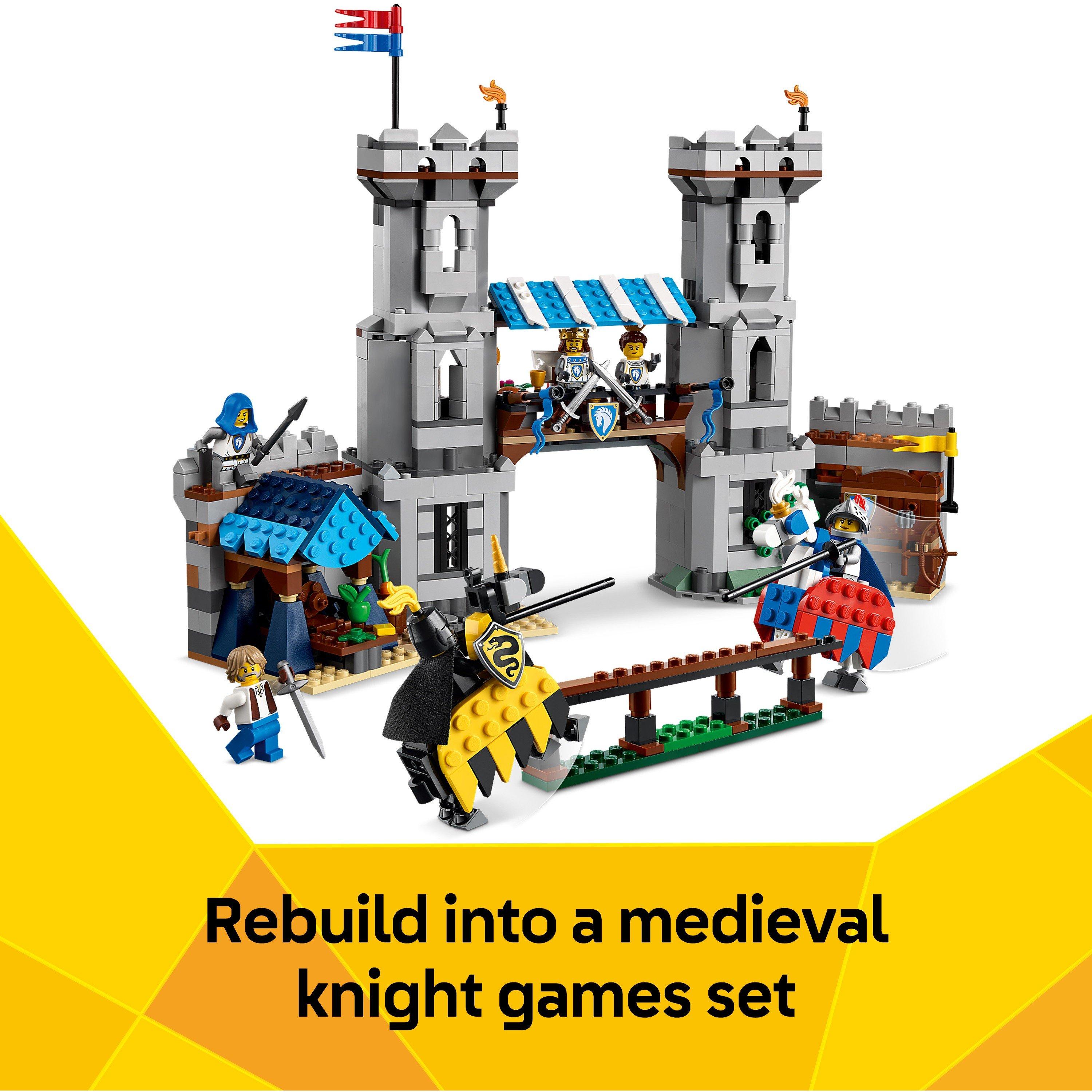 Medieval Castle - LEGO - LEGO® Creator 31168 3in1 Medieval Horse Knight Castle Playset Building Toy 31168 - 7