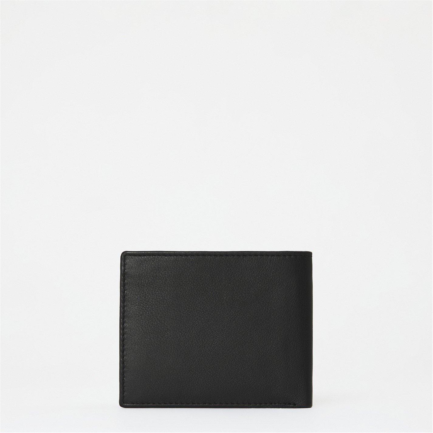 Nero 001 - Valentino - Mens Crest Leather Wallet & Belt Set - 2