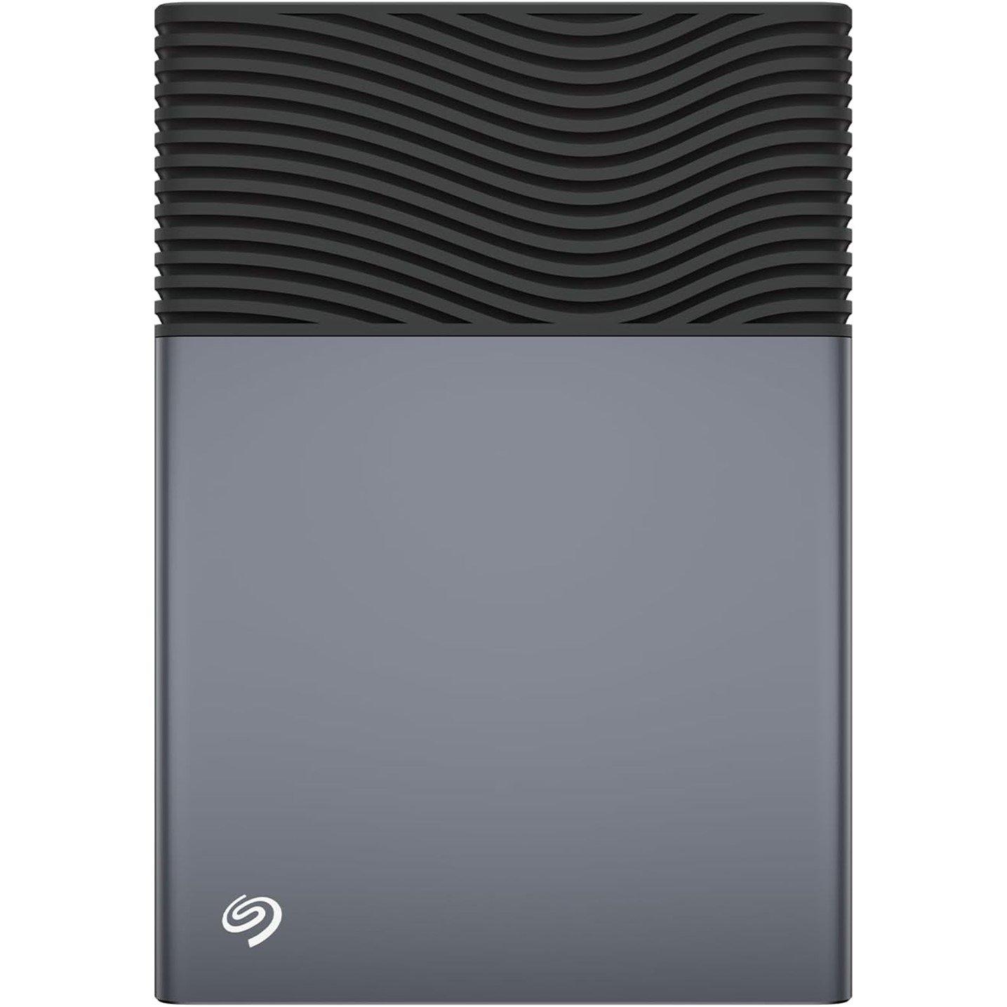 Negro - Seagate - One Touch 8TB External Desktop Hard Drive USB-C Bus-Powered Compatible with Windows and Mac - 12