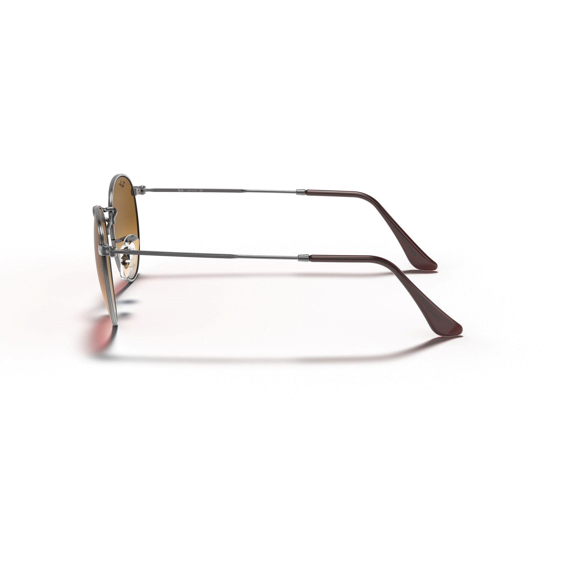 Gunmetal - Ray-Ban - Round Sunglasses - 8