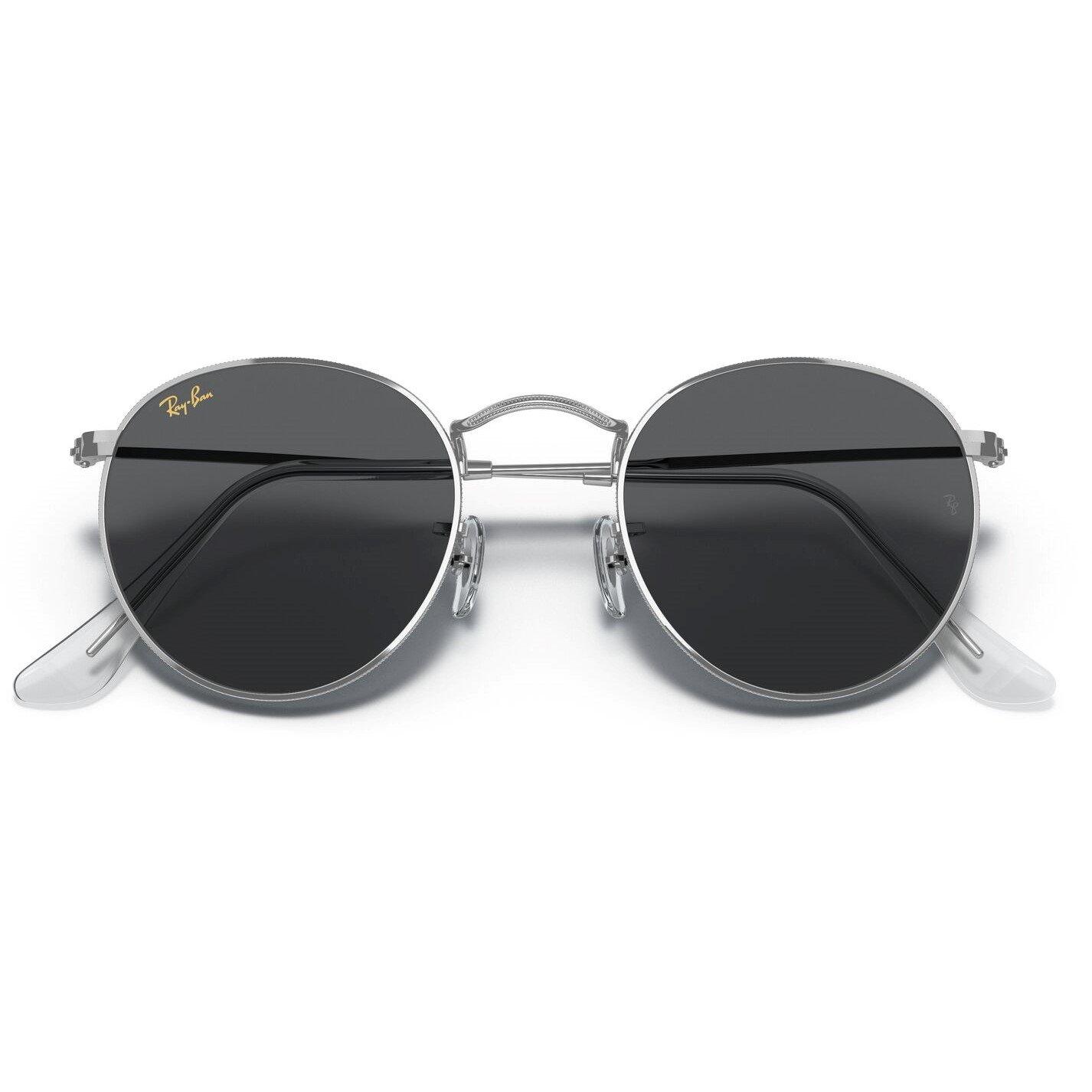 Silver - Ray-Ban - Round Sunglasses - 5