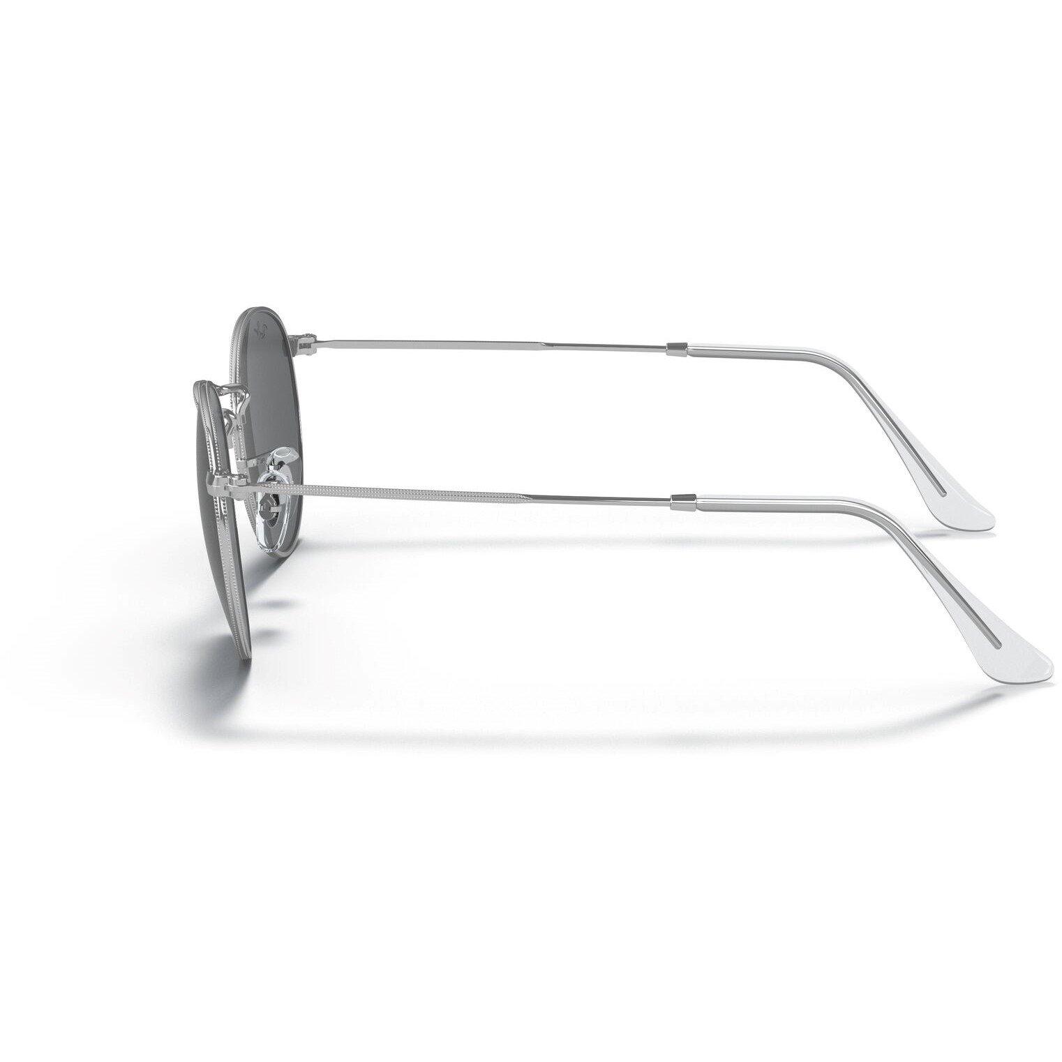 Silver - Ray-Ban - Round Sunglasses - 7