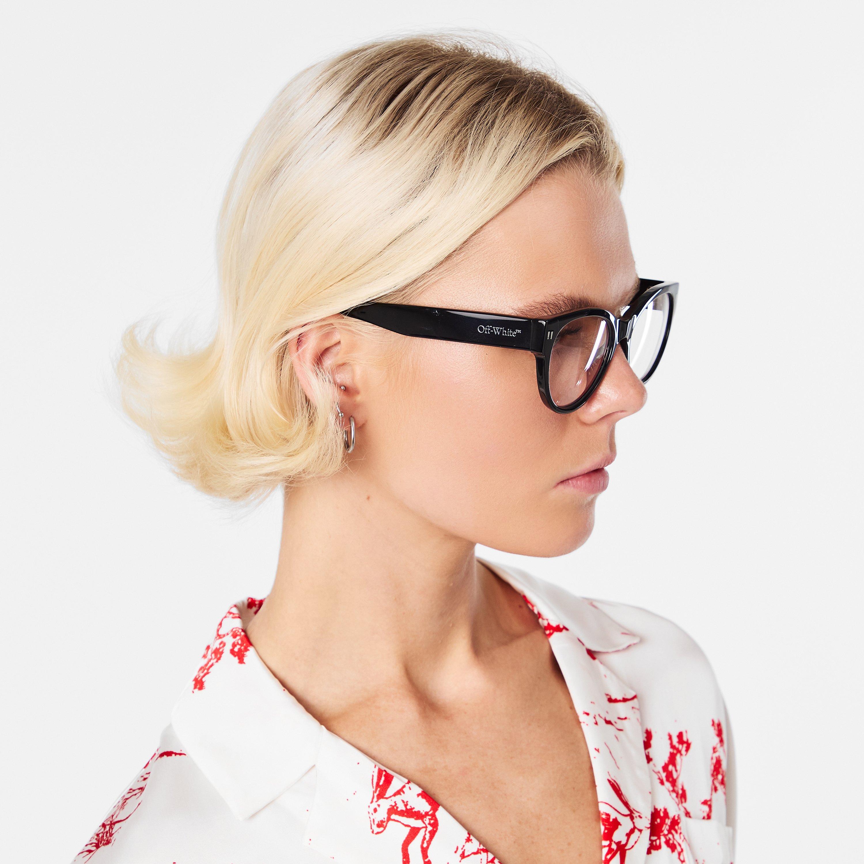Black - Off White - Unisex Reading Glasses - 3
