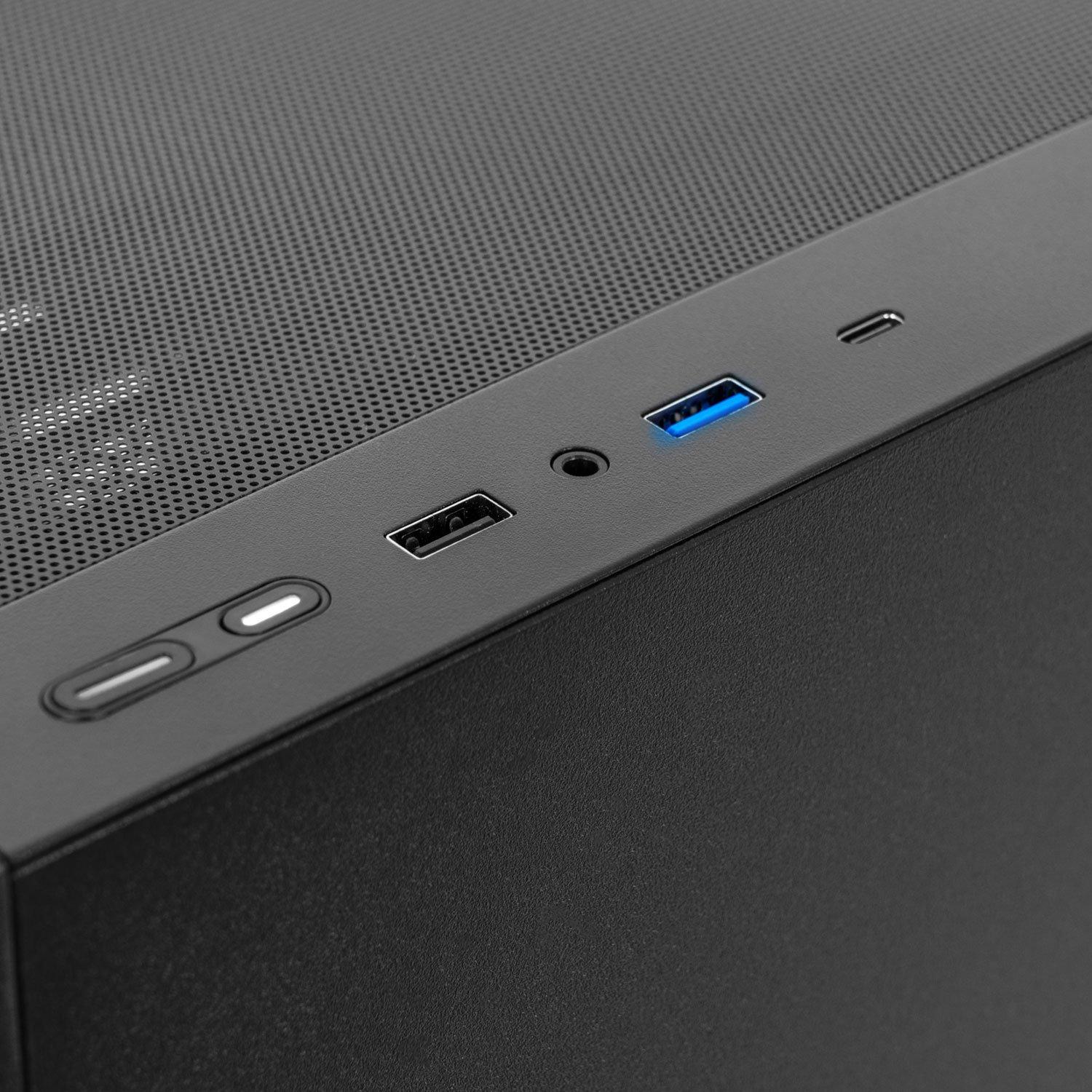 Preto - PCSpecialist - Wraith 184 Gaming PC - Ryzen 7 7800X3D RX 9070 XT 16GB 16GB RAM 1TB SSD - 4K Gaming - 9