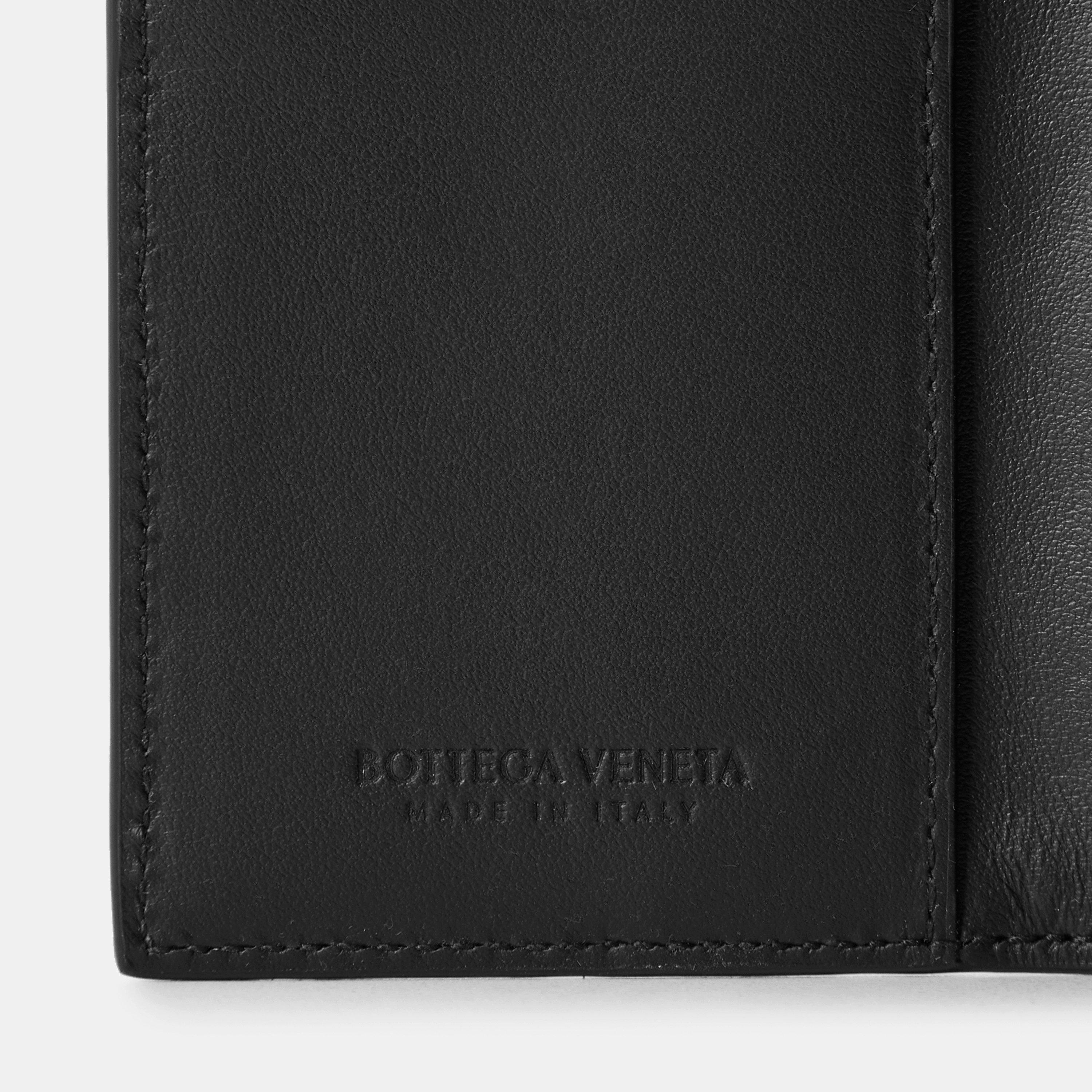 Black - Bottega Veneta - Intrecciato Slim Flap Card Case - 4