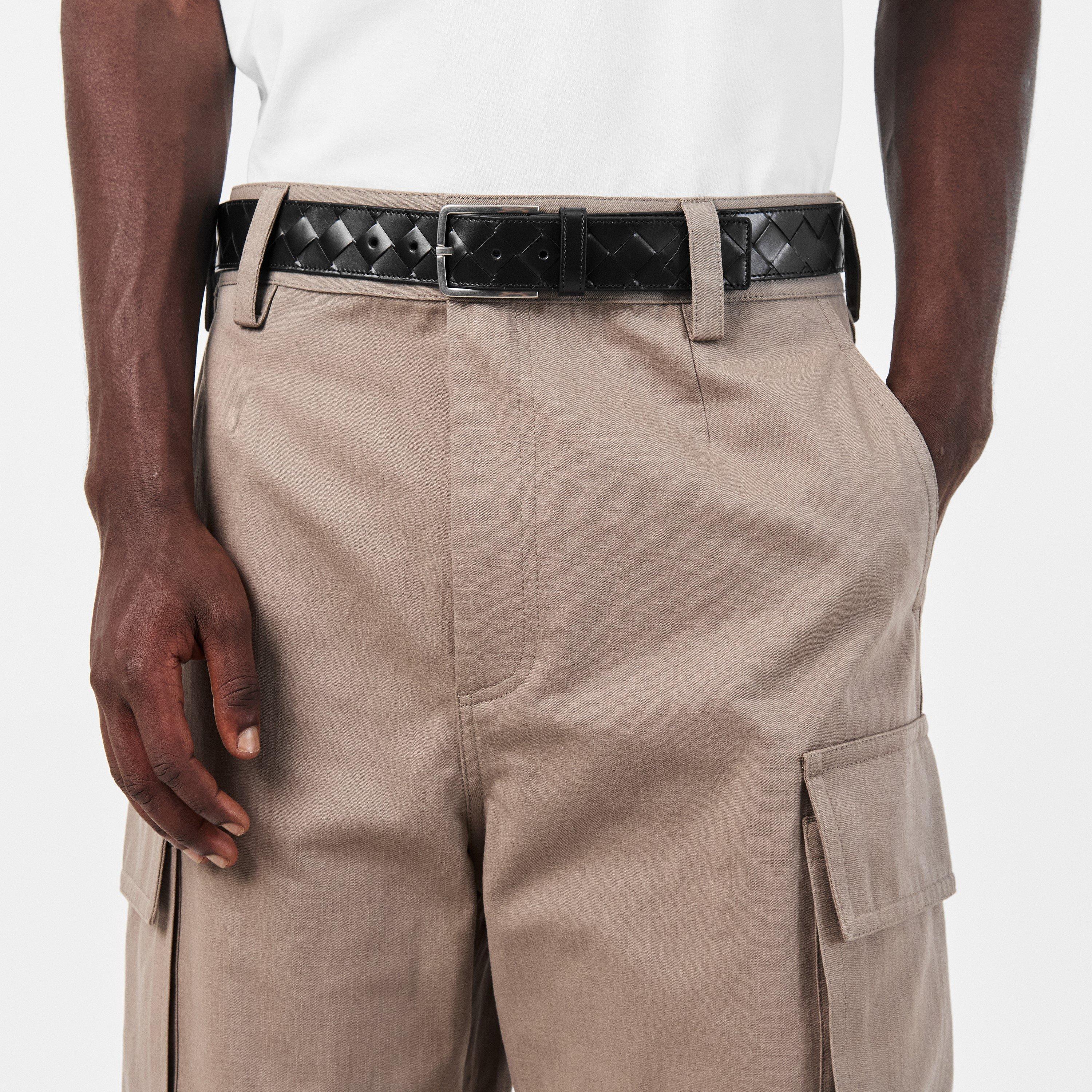 Black - Bottega Veneta - Intrecciato Belt - 3