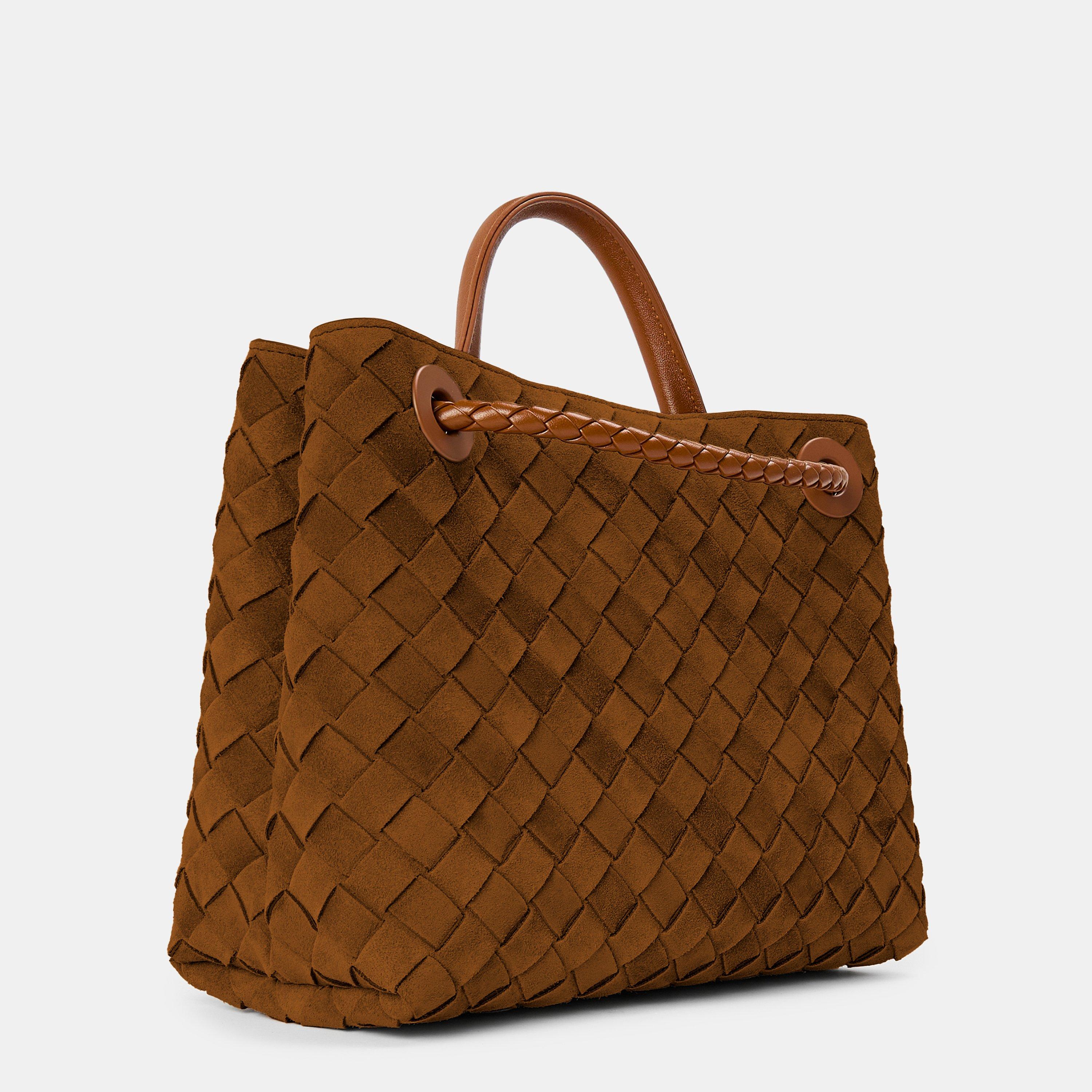 BOTTEGA VENETA ダークブラウン トートバッグ Bottega Veneta Small Andiamo | Cruise Fashion