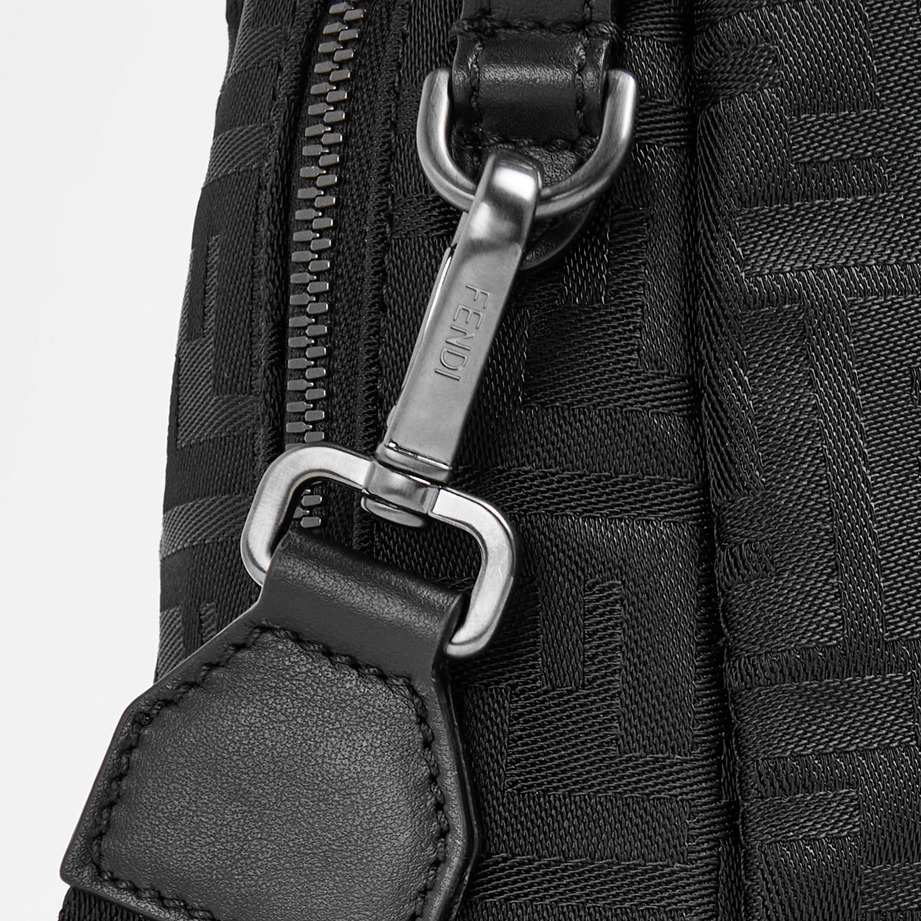 Black - Fendi - Men's Nylon Messenger Bag - 4