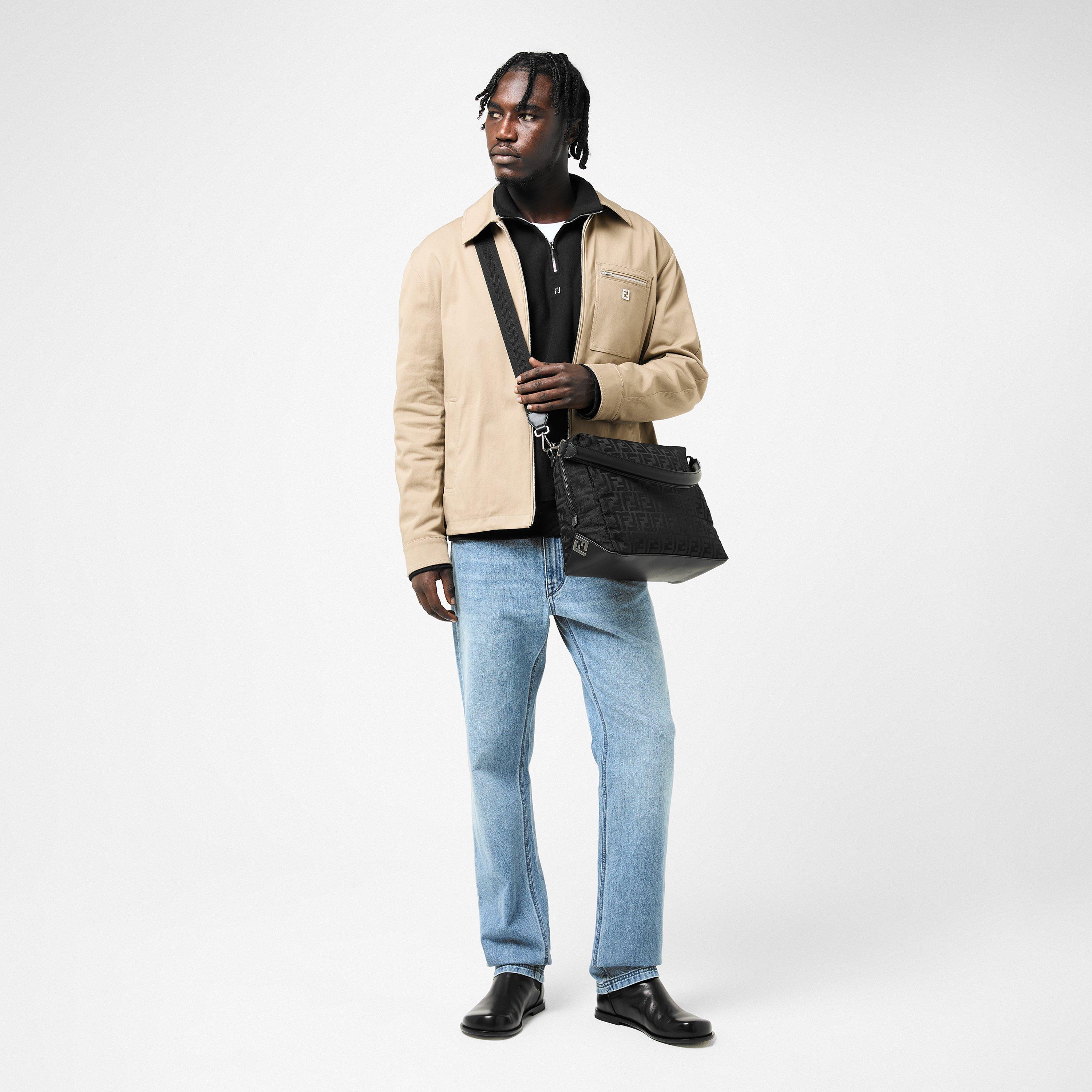 Black - Fendi - Men's Nylon Messenger Bag - 6