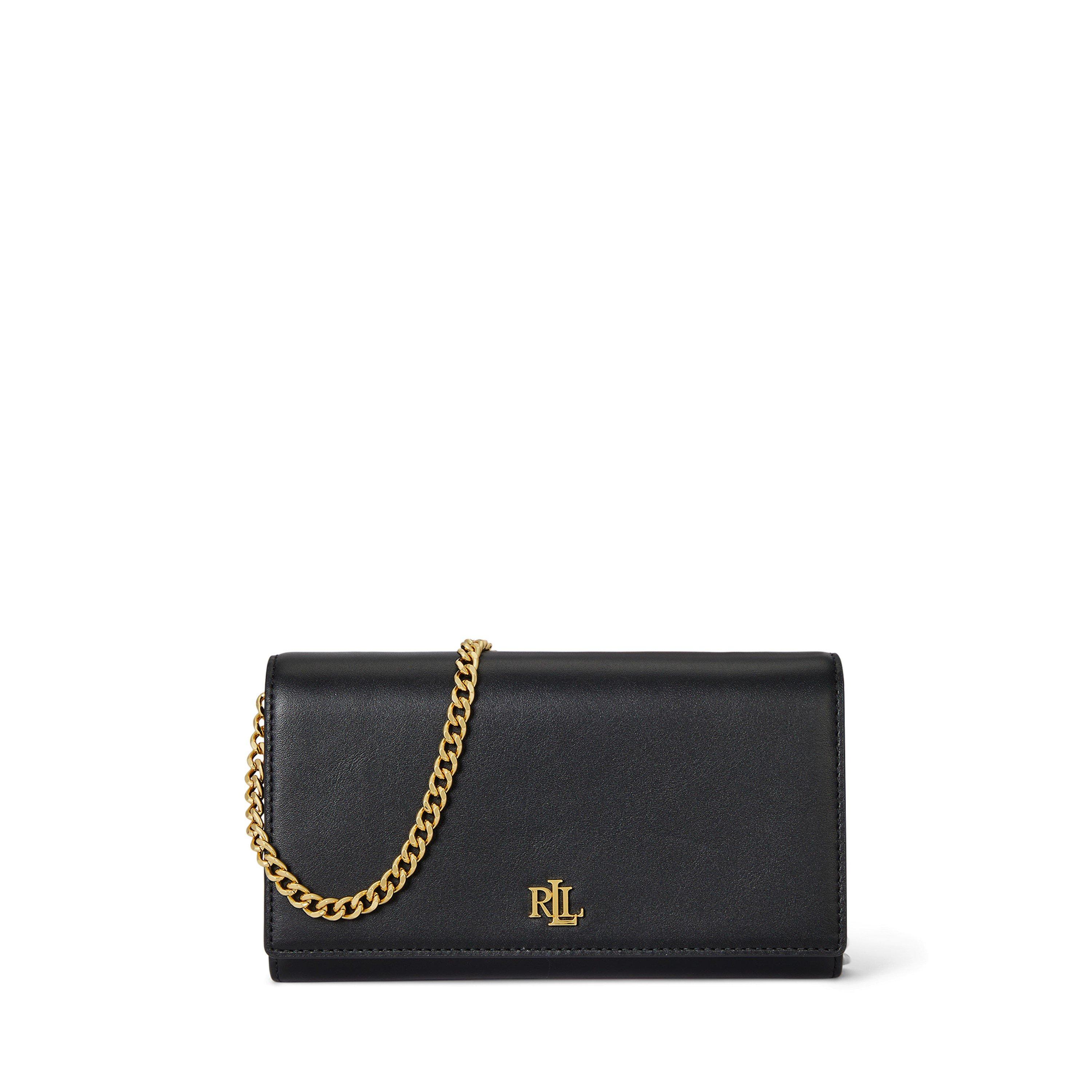 Lauren By Ralph Lauren Women's Black Adair Chain Wallet