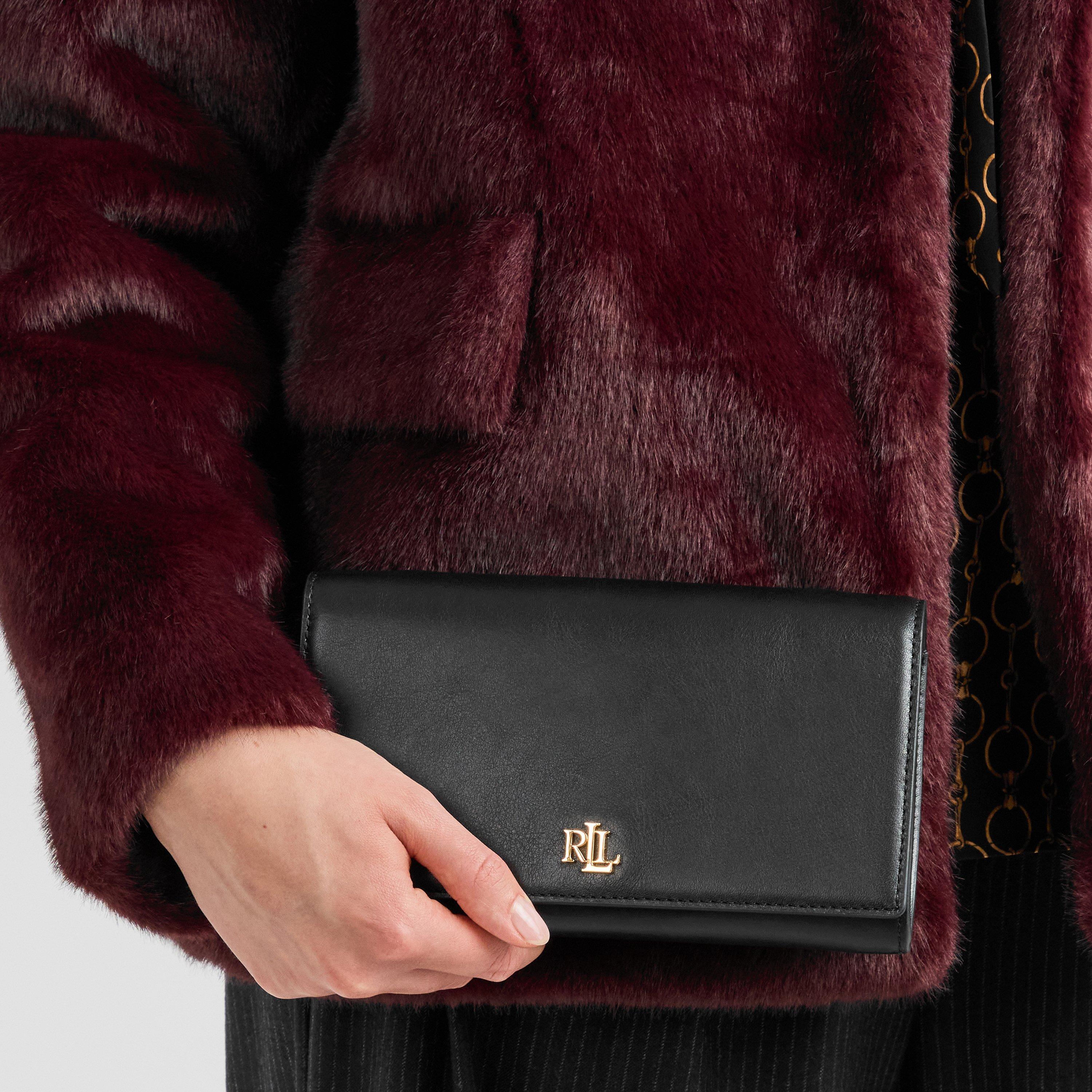 BLACK - Lauren by Ralph Lauren - Womens Adair Chain Wallet - 3