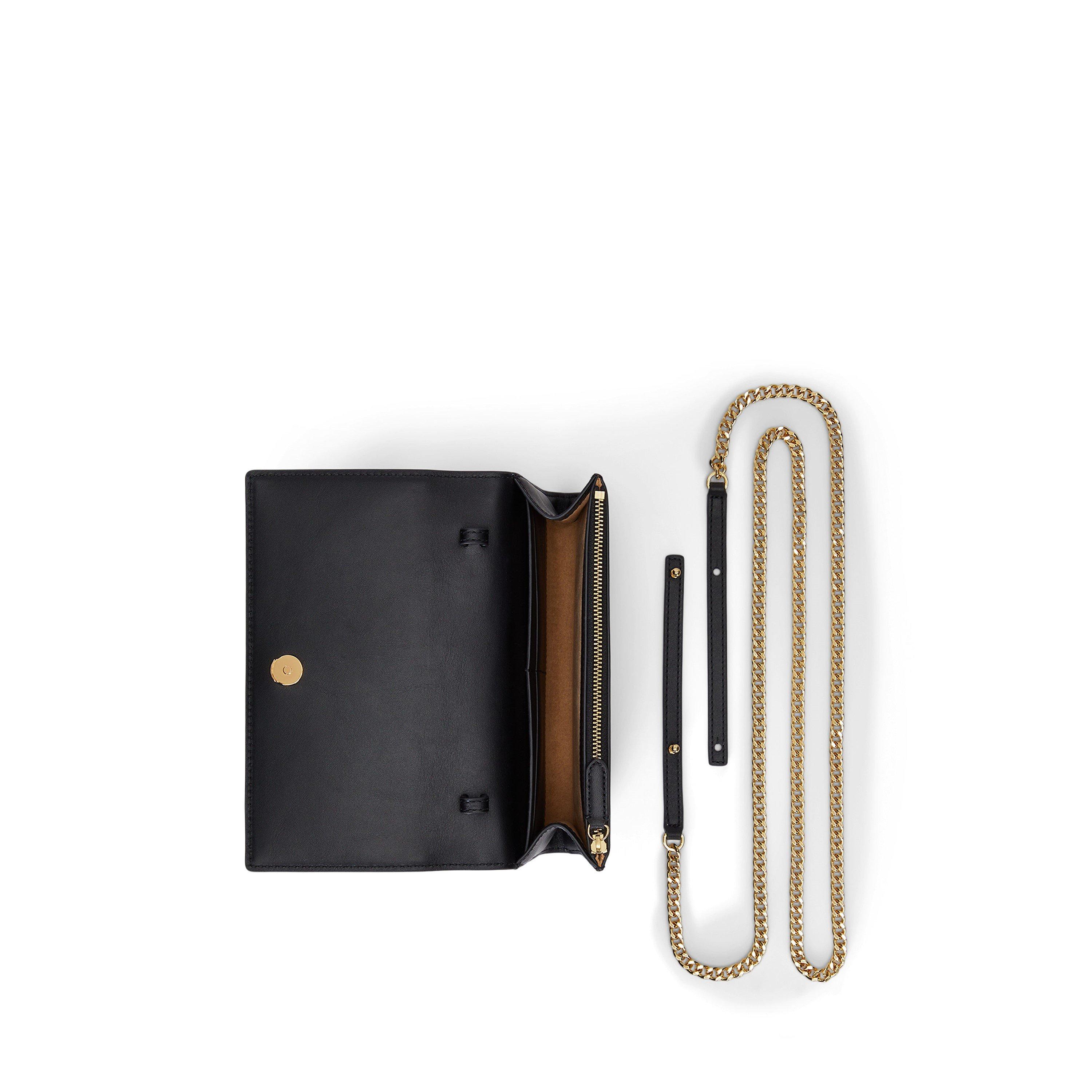 BLACK - Lauren by Ralph Lauren - Womens Adair Chain Wallet - 5