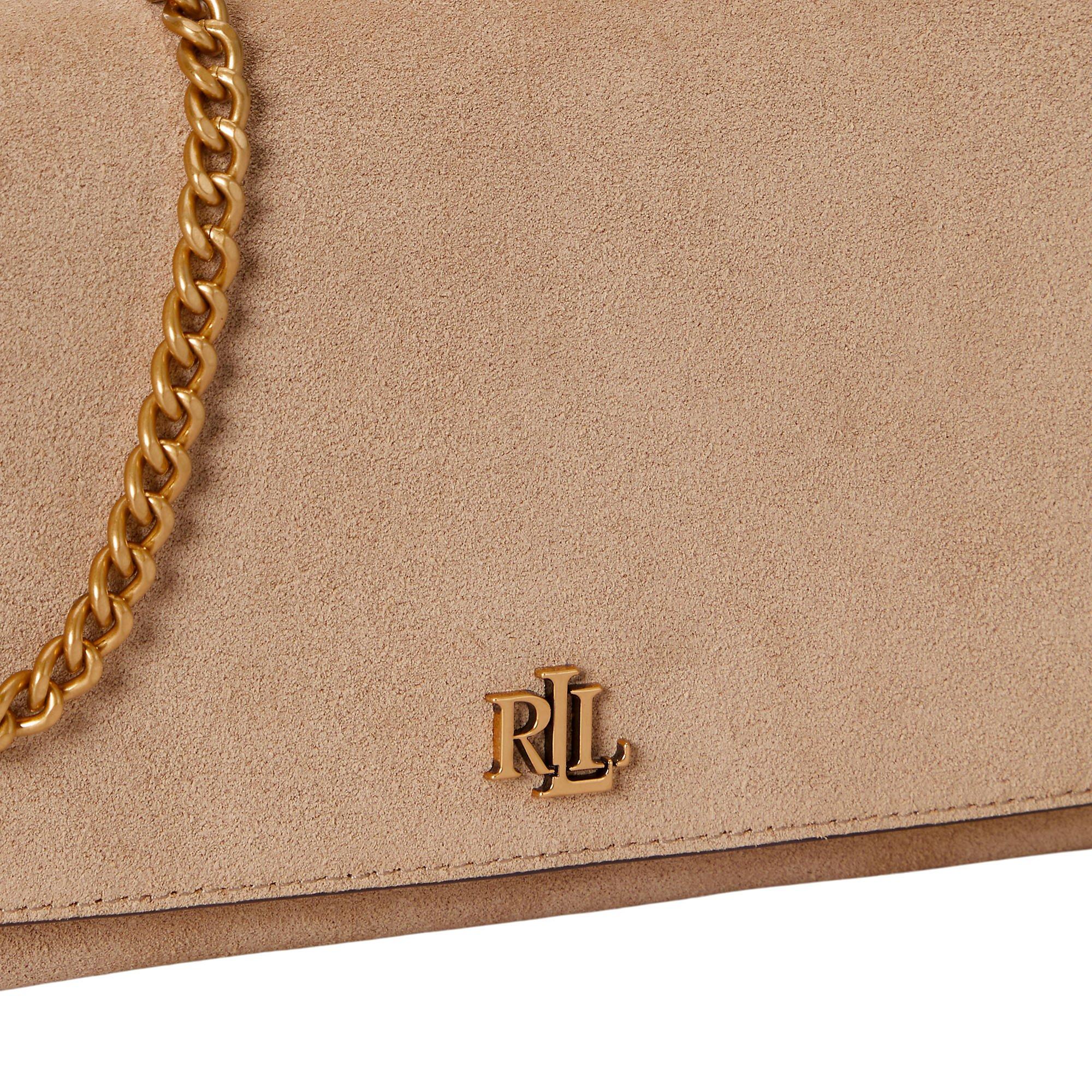TAN - Lauren by Ralph Lauren - Womens Adair Chain Wallet - 5