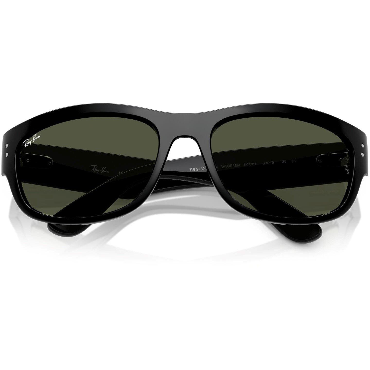 Black - Ray-Ban - Unisex Adults Rayban Wrap Sunglasses - 6