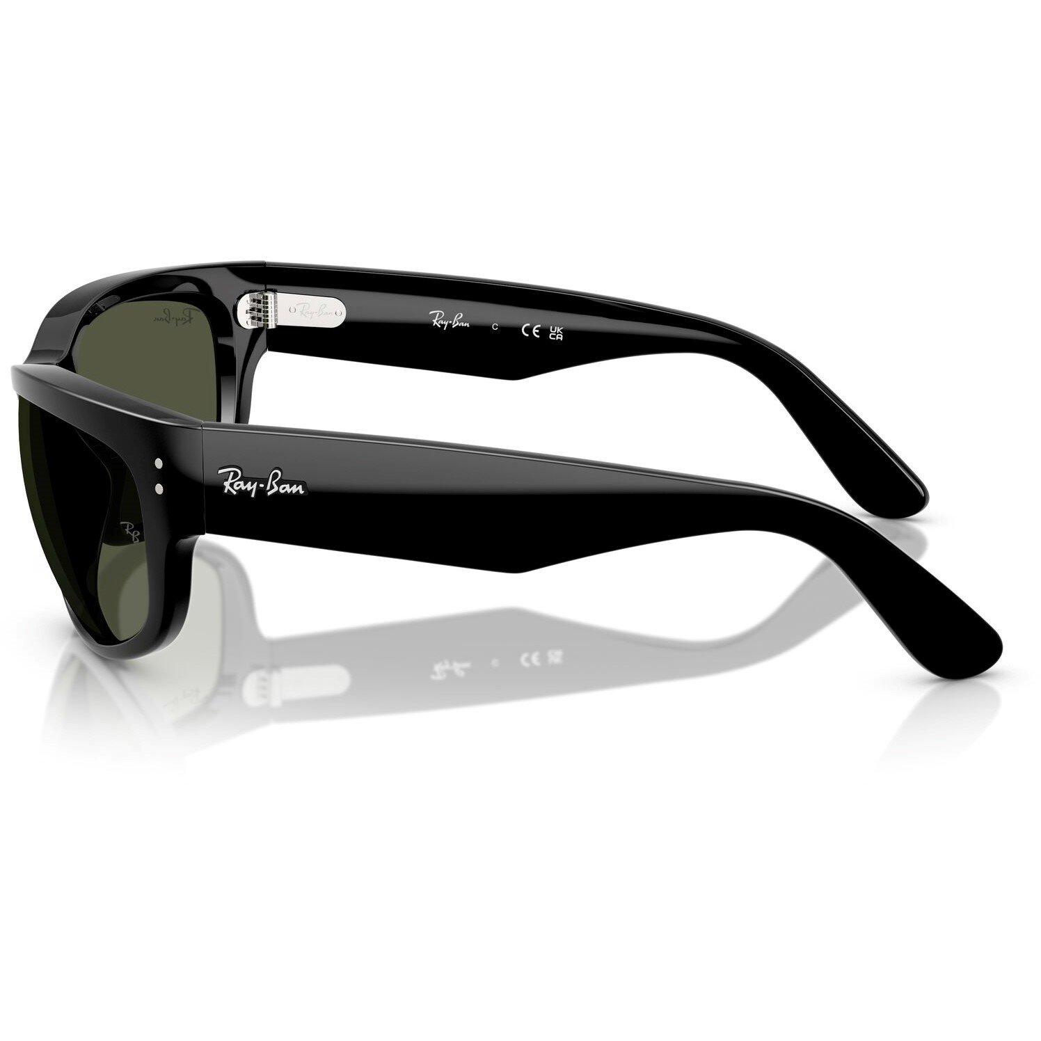 Black - Ray-Ban - Unisex Adults Rayban Wrap Sunglasses - 8