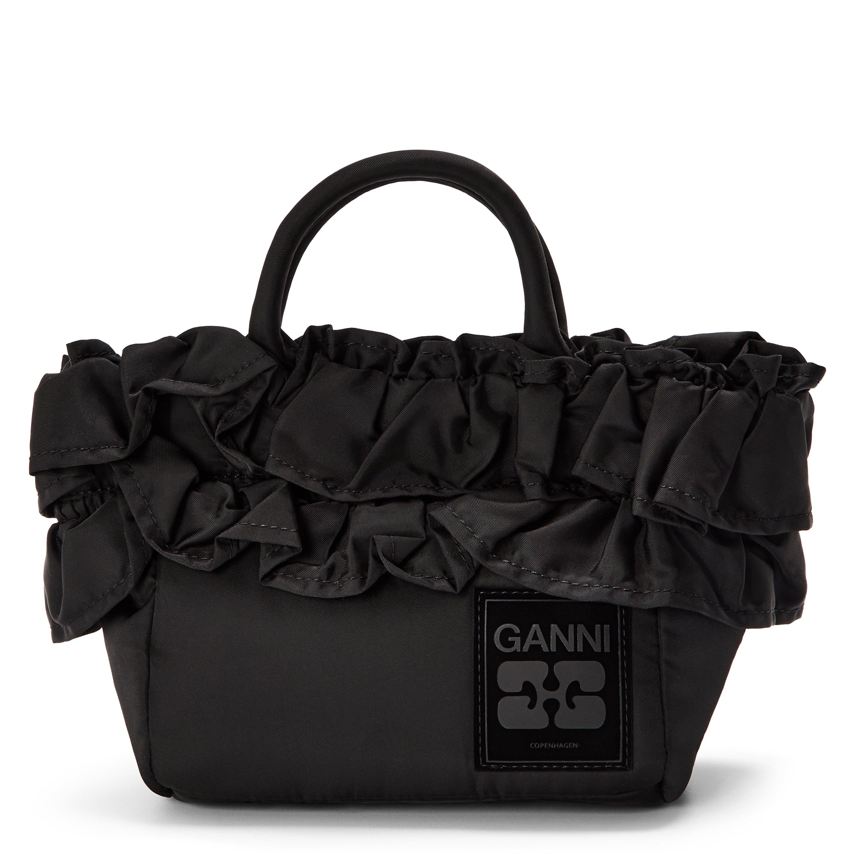 Black - Ganni - Ganni Min Shopper Ld62 - 1