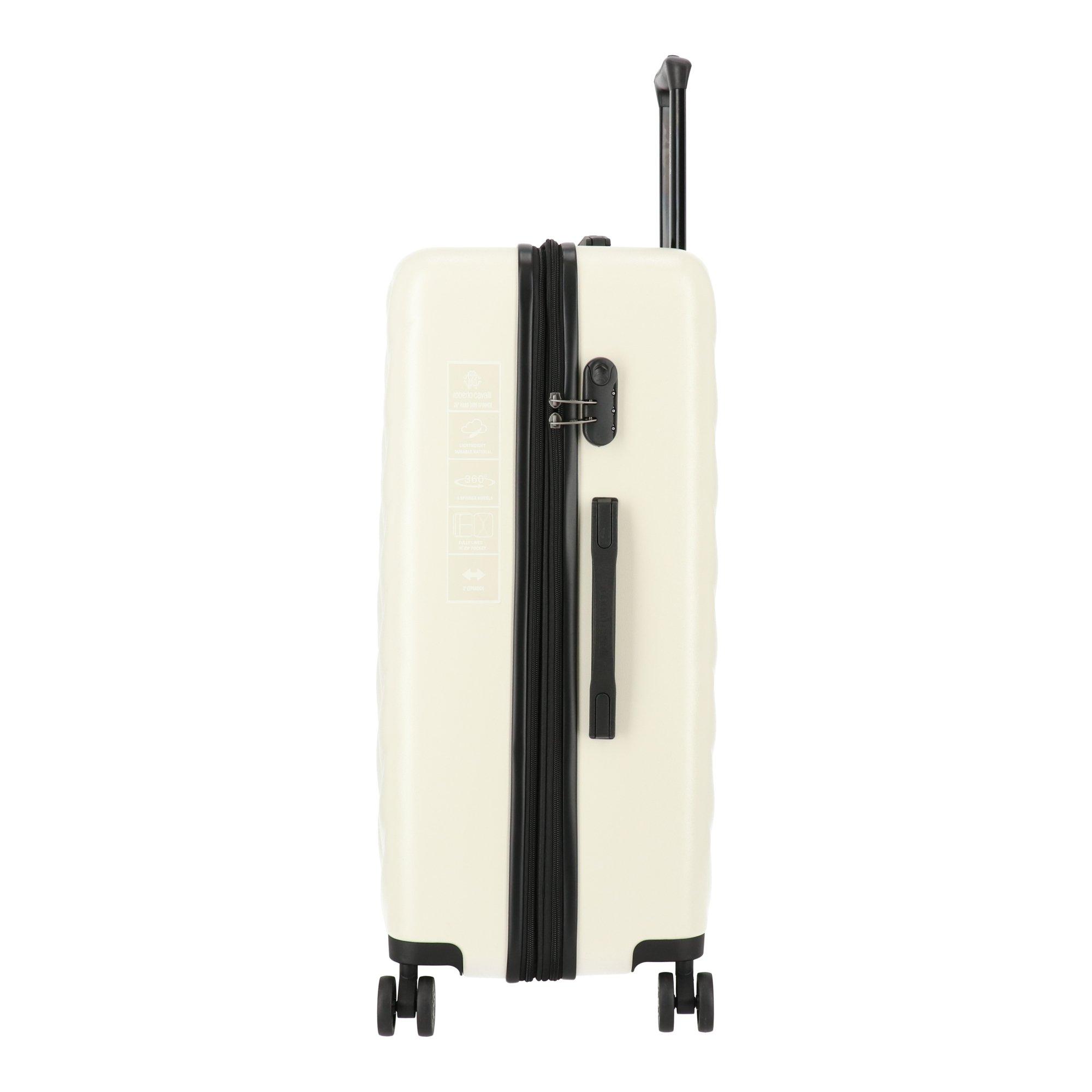 Ivory - Roberto Cavalli - Women's Hardshell Impact Resistant Hard Suitcase - 3