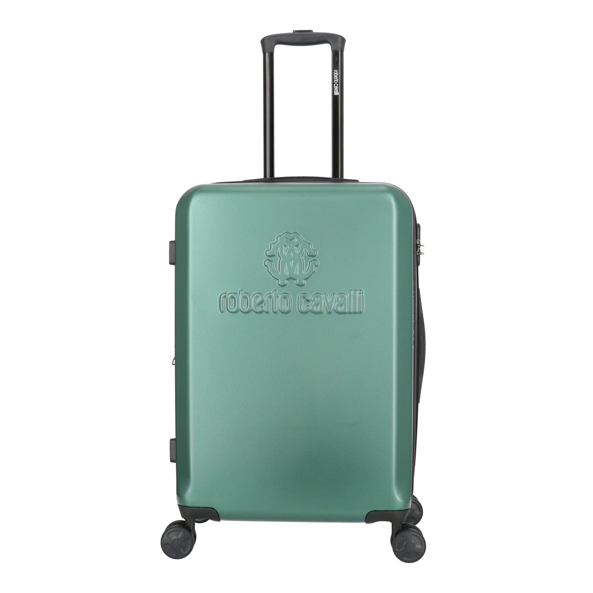Green - Roberto Cavalli - Women's Classic Logo Hard Suitcases - 1