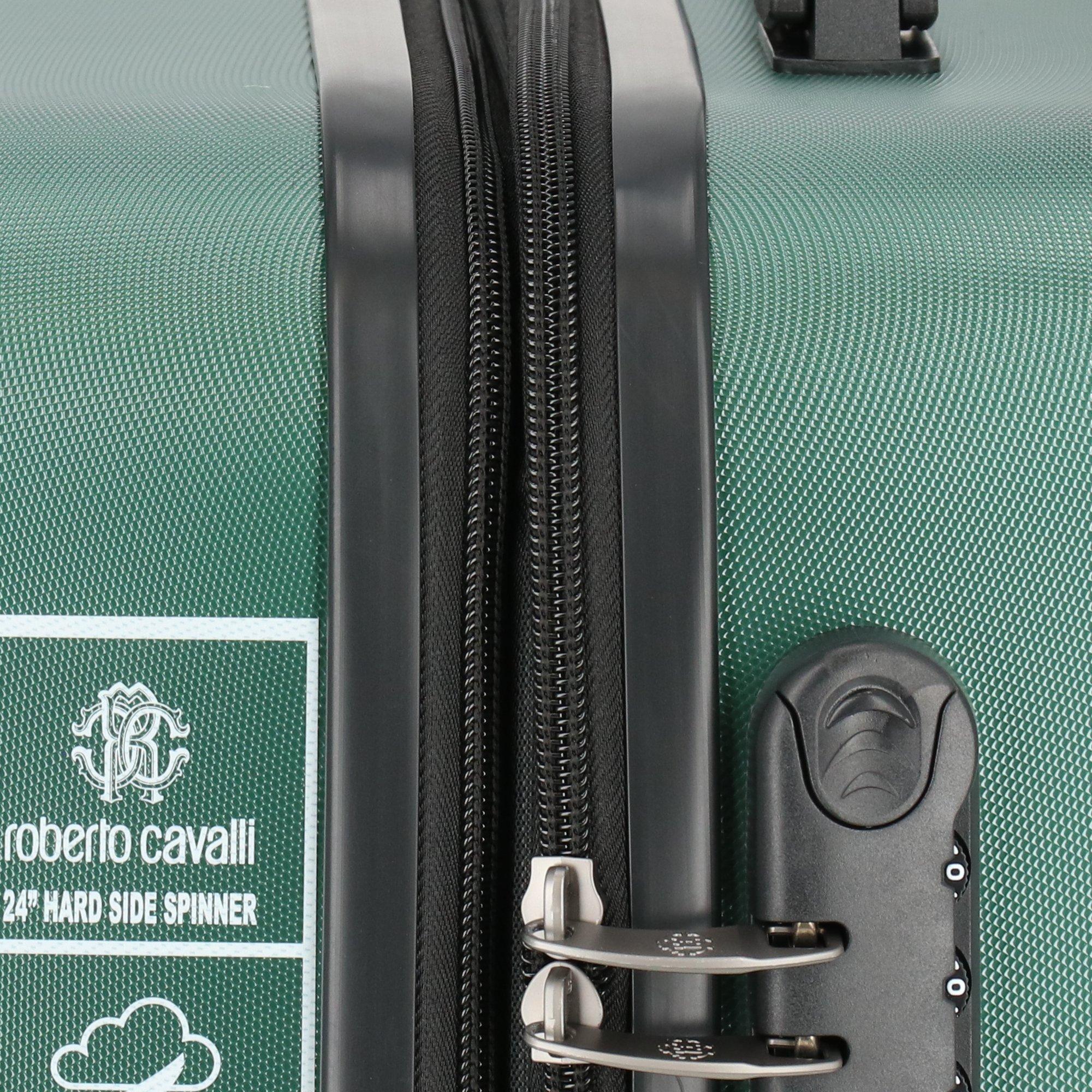 Green - Roberto Cavalli - Women's Classic Logo Hard Suitcase - 6