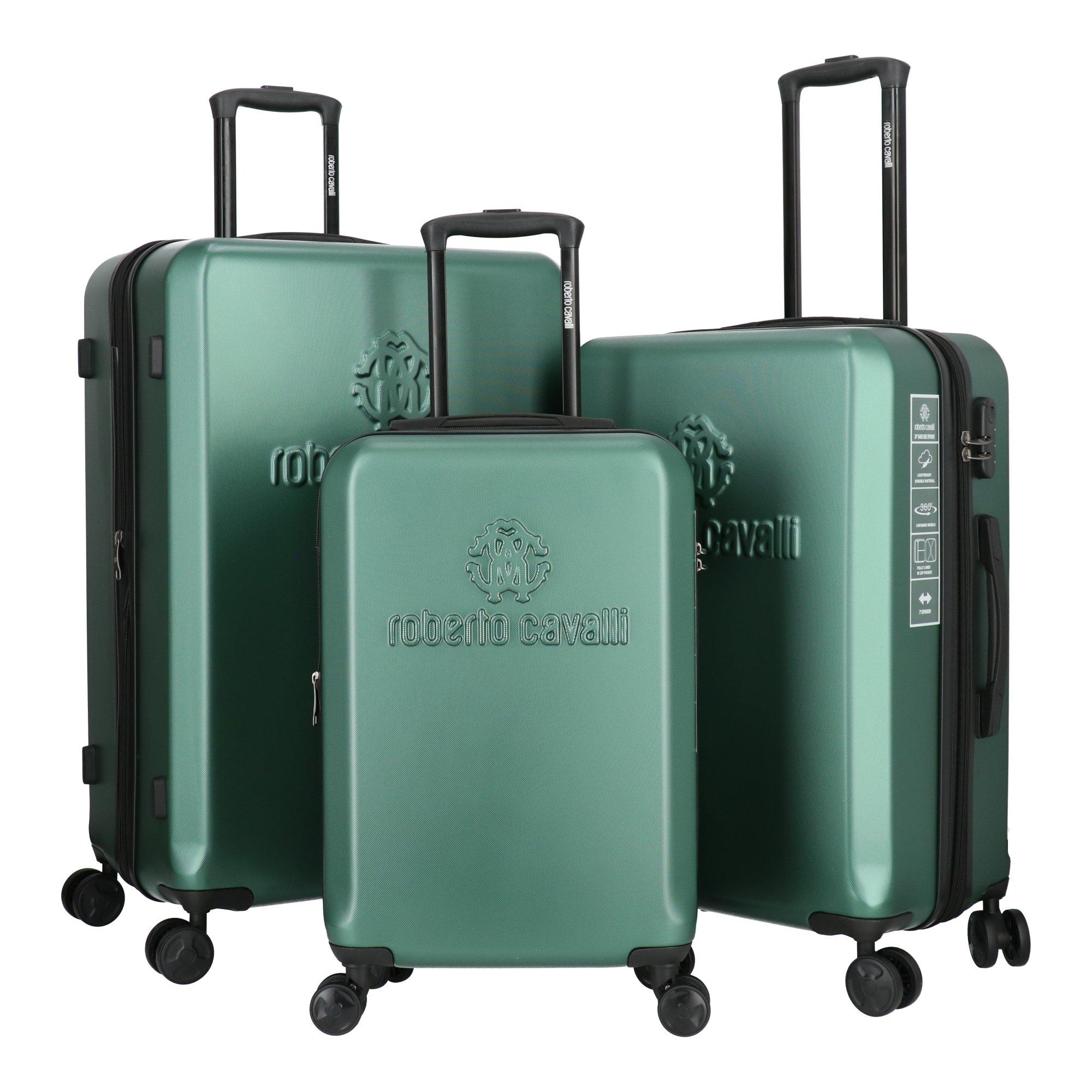 Green - Roberto Cavalli - Women's Classic Logo Hard Suitcase - 7