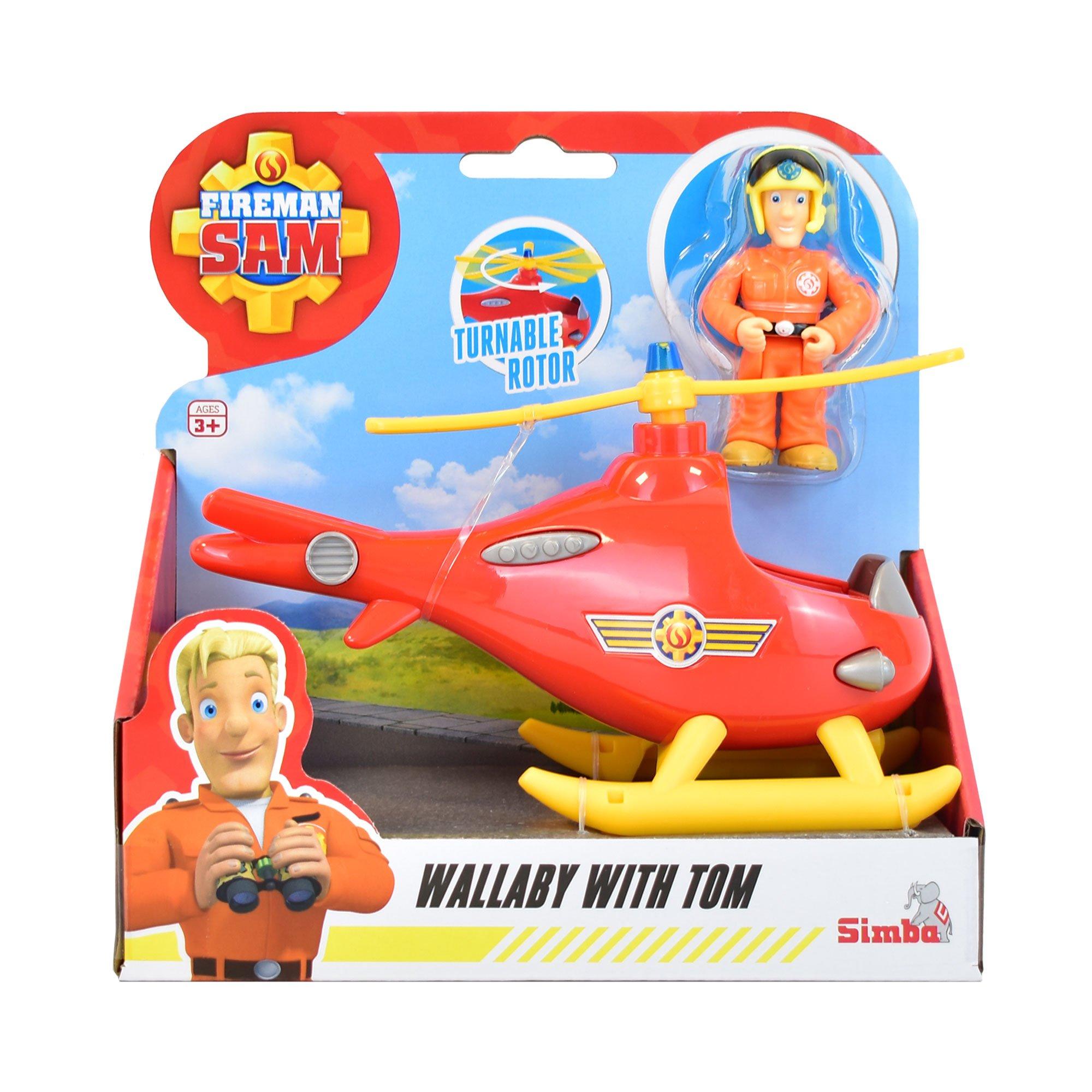 Multi - Fireman Sam - Kids' Wallaby and Tom Thomas Role Playing Miniatures