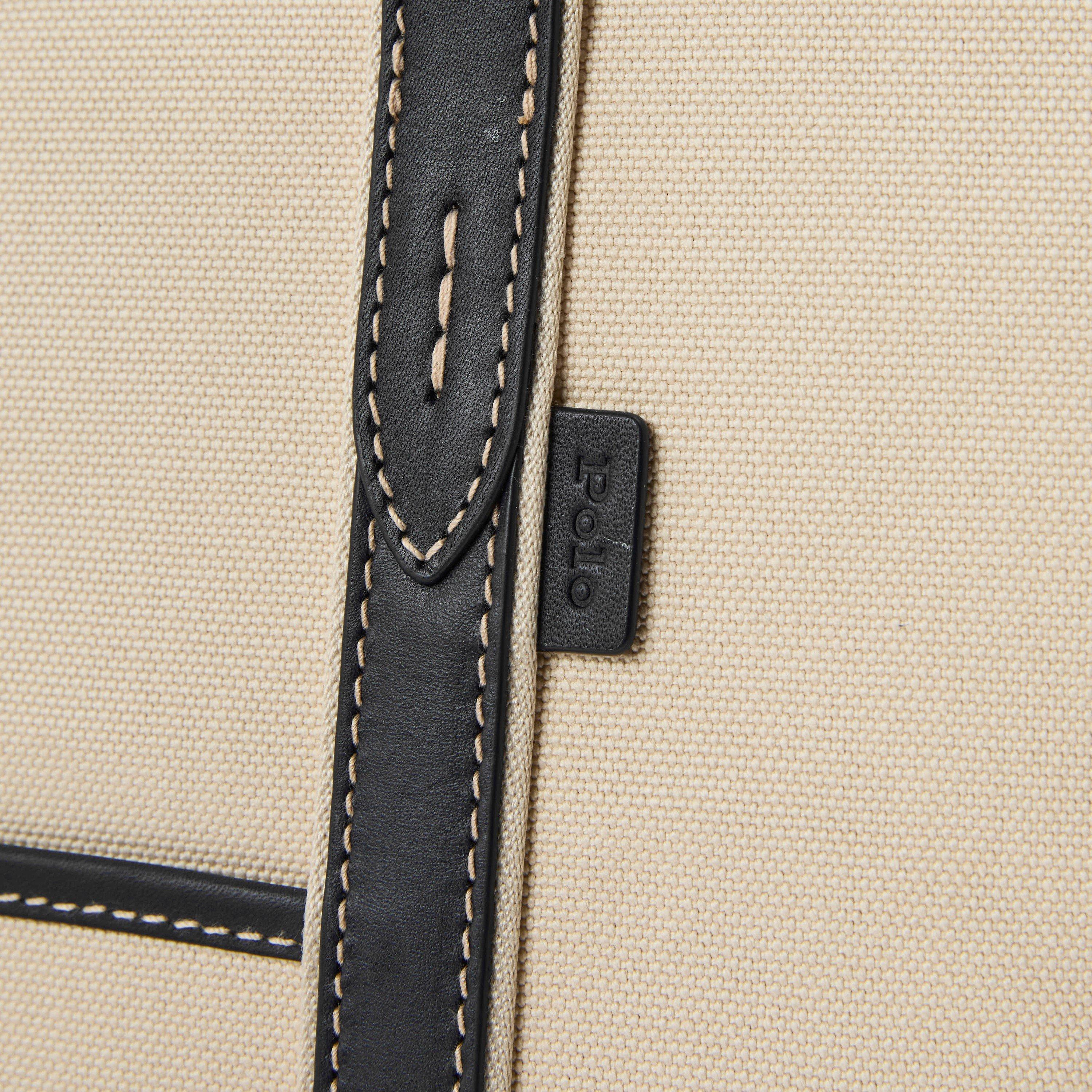 ECRU/NAVY - Polo Ralph Lauren - Polo PP tote Ld61 - 4