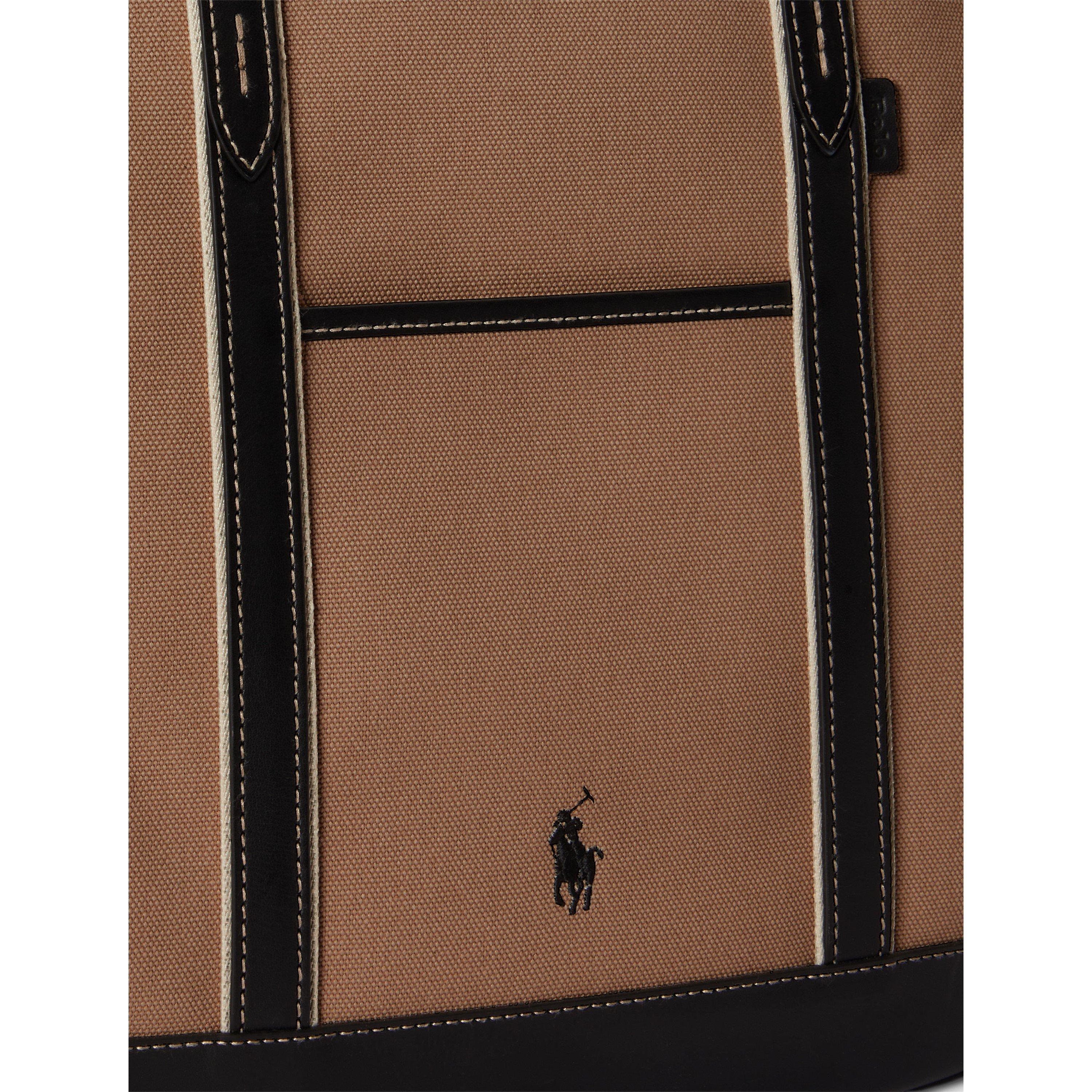 PORCELAIN/BLACK - Polo Ralph Lauren - Women's Tote Bag - 4