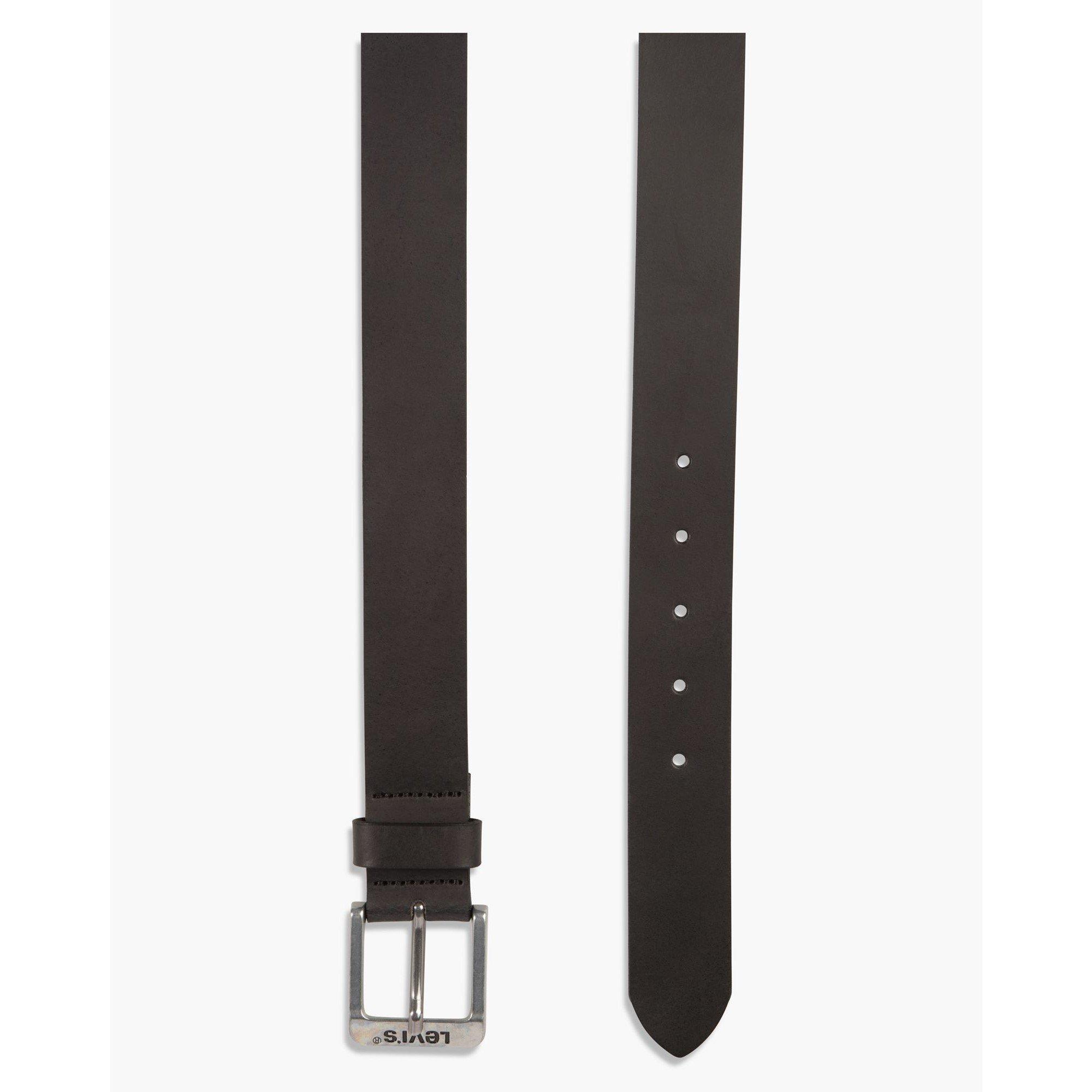 Black - Levis - Men's Leather Belt - 2