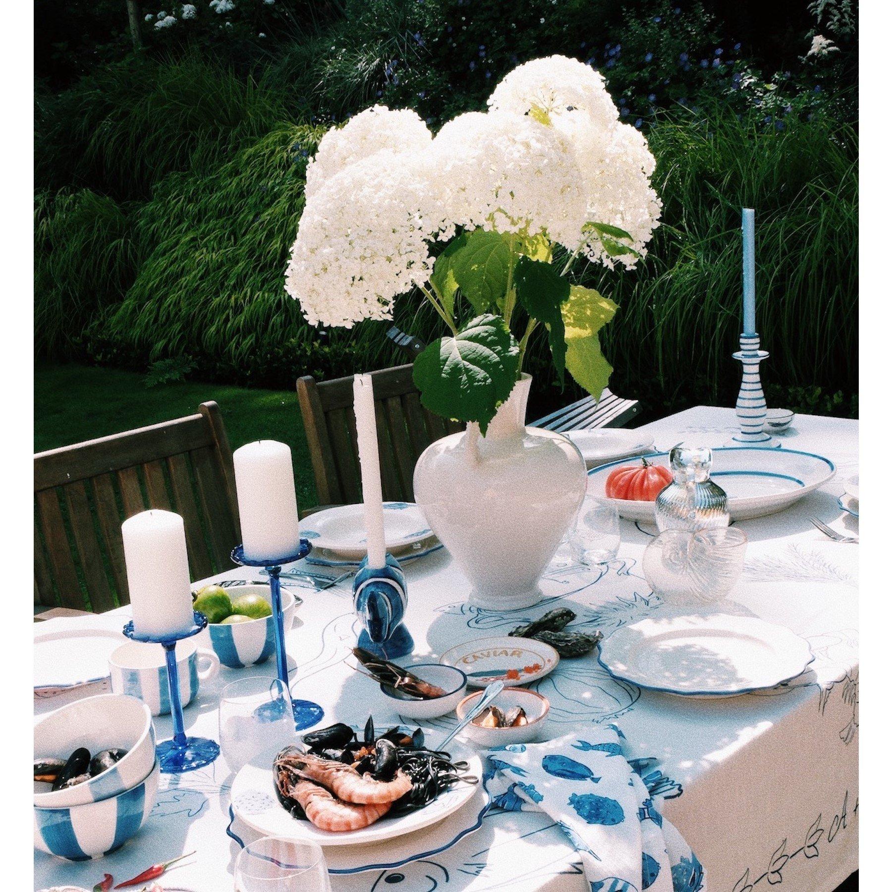 White - Anna + Nina - Anna Seahorse Vase - 3