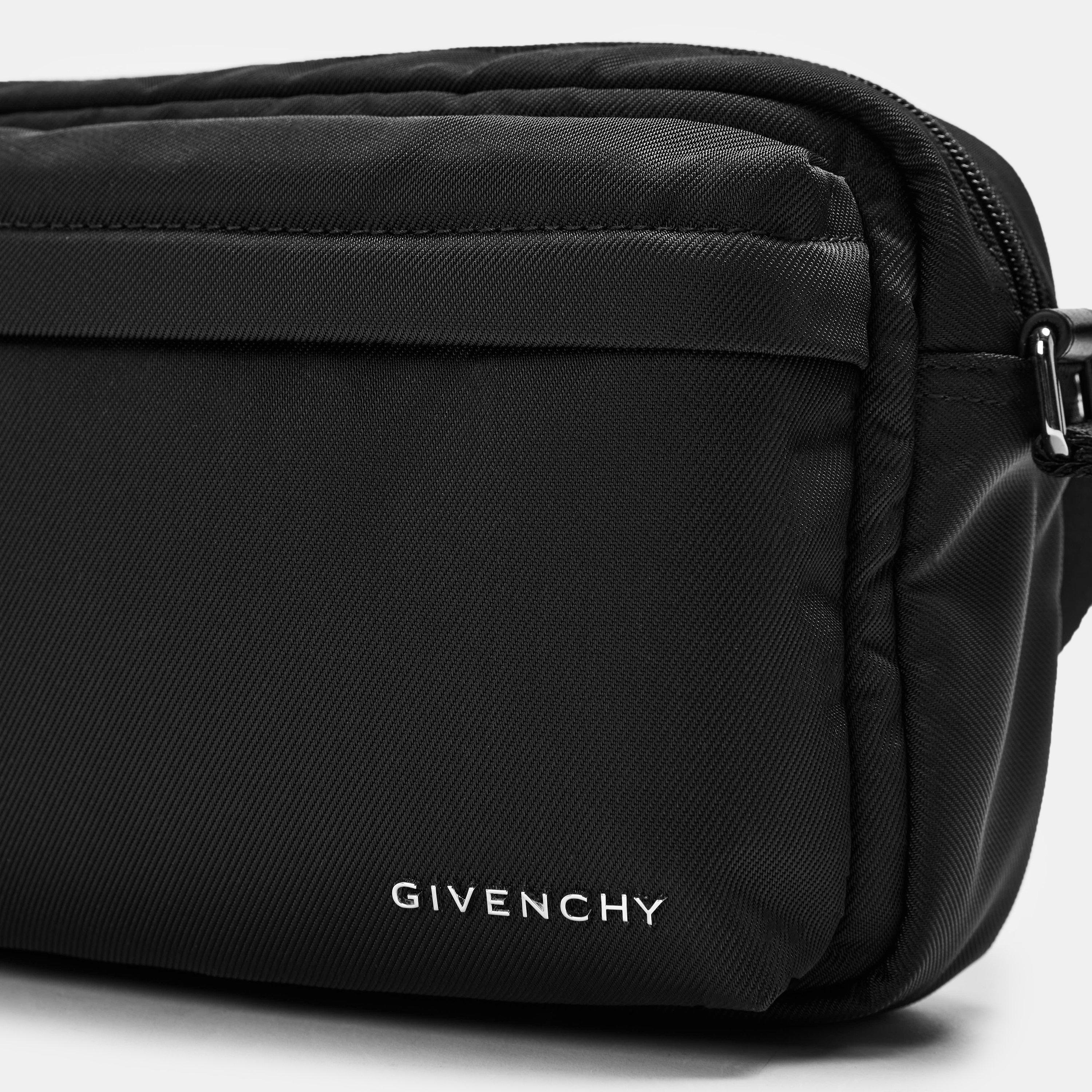 Black - GIVENCHY - Men's GIV Ess Cross Body Bag - 4