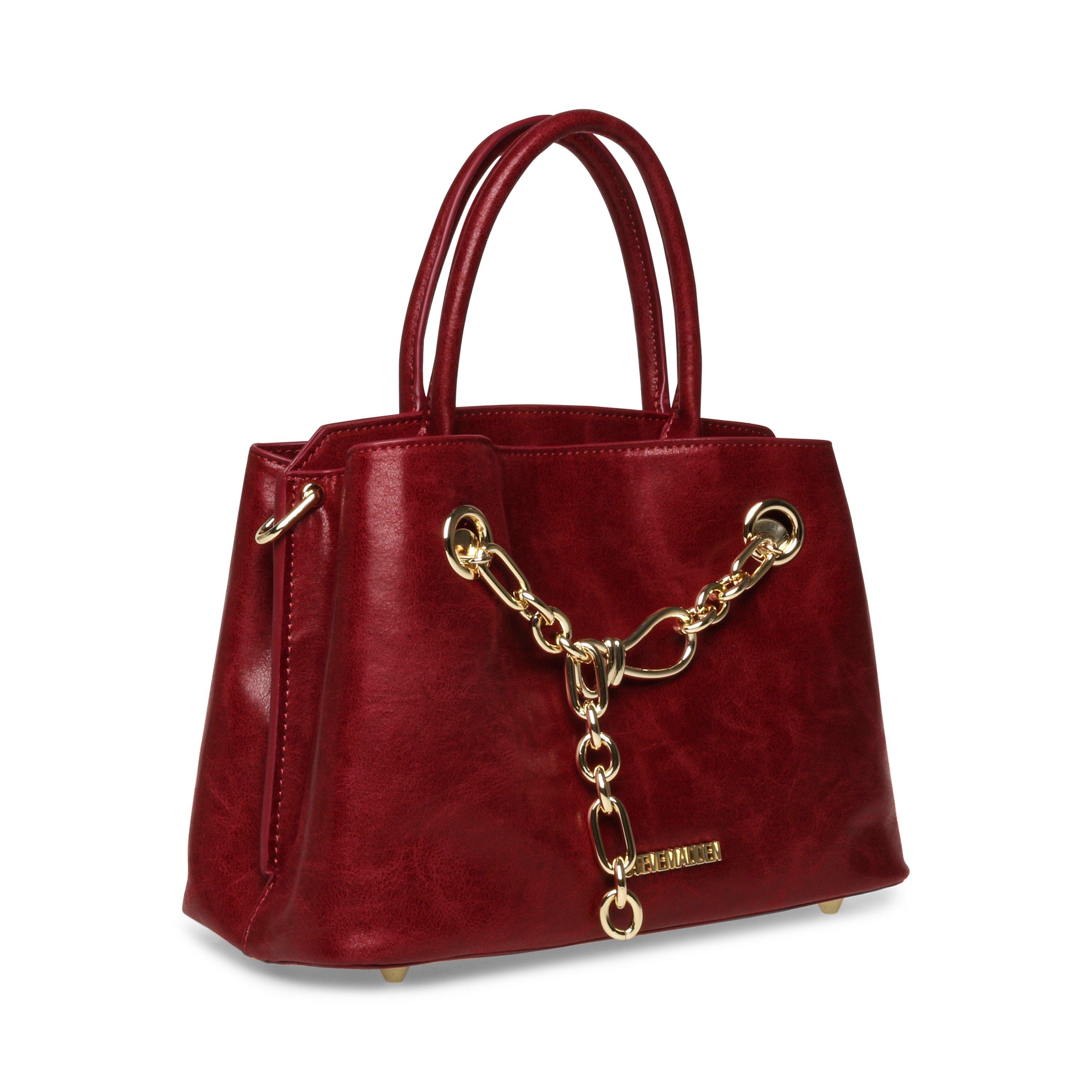 Wijn - Steve Madden - Women's Brosaly Faux Leather Satchel - 2