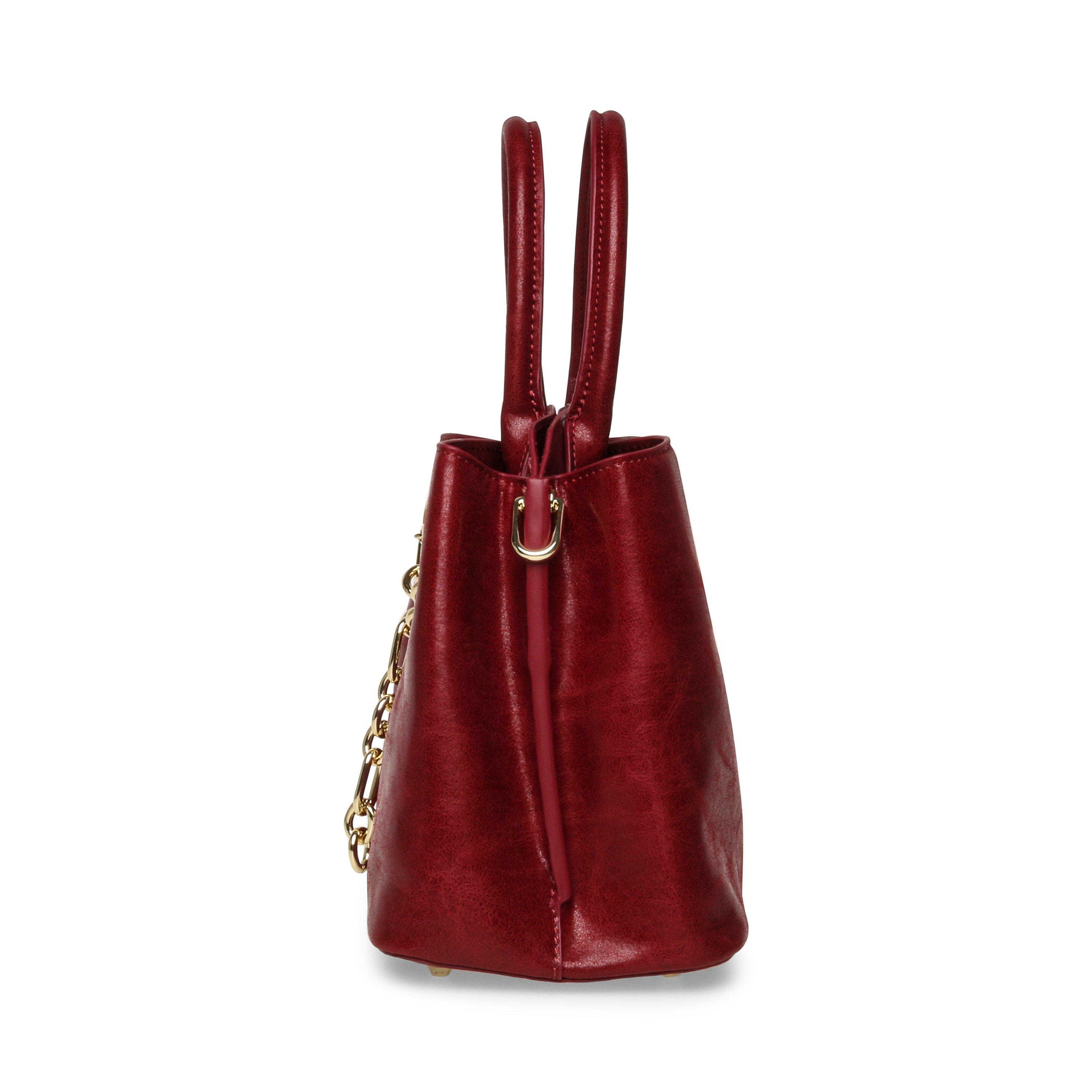 Wijn - Steve Madden - Women's Brosaly Faux Leather Satchel - 4