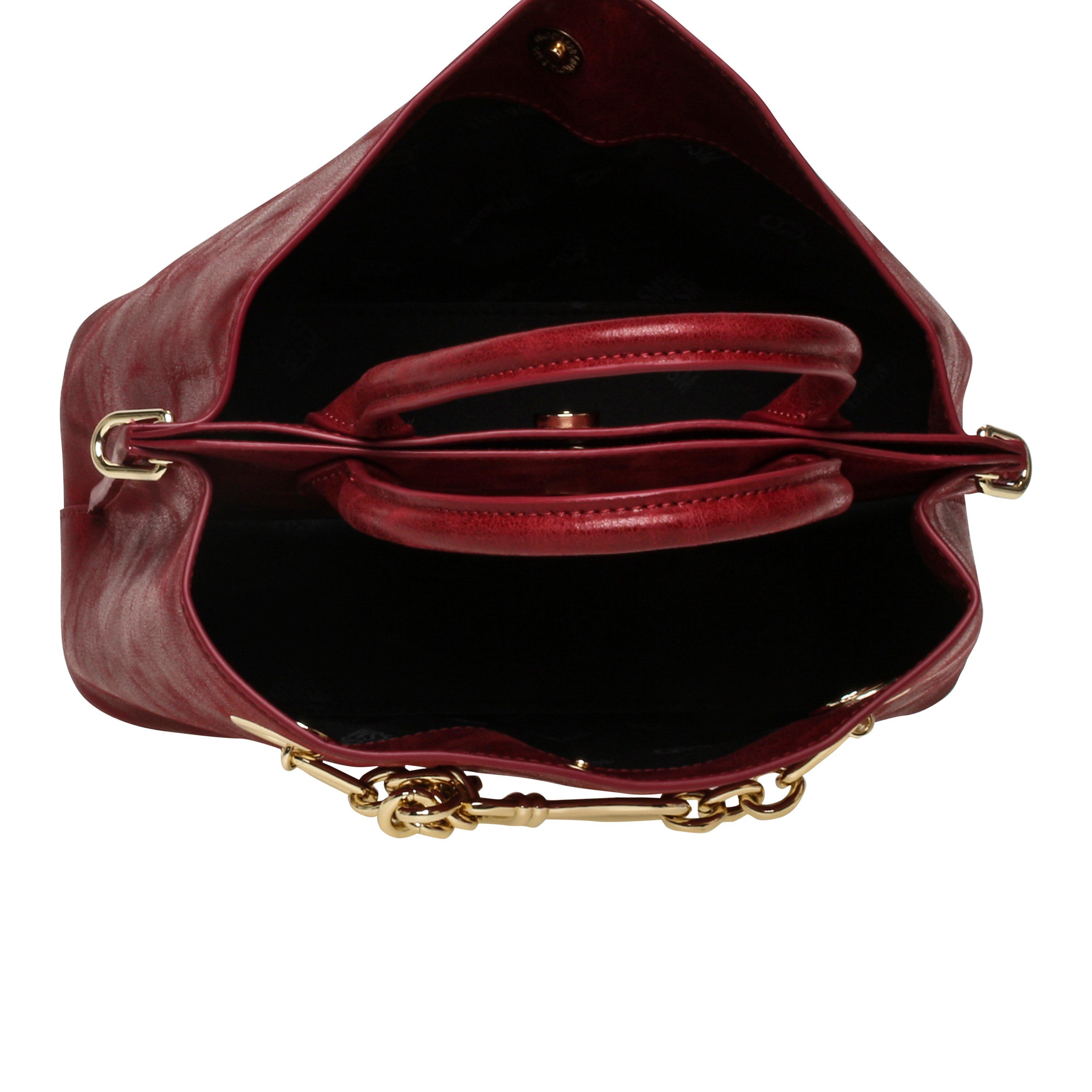 Wijn - Steve Madden - Women's Brosaly Faux Leather Satchel - 5