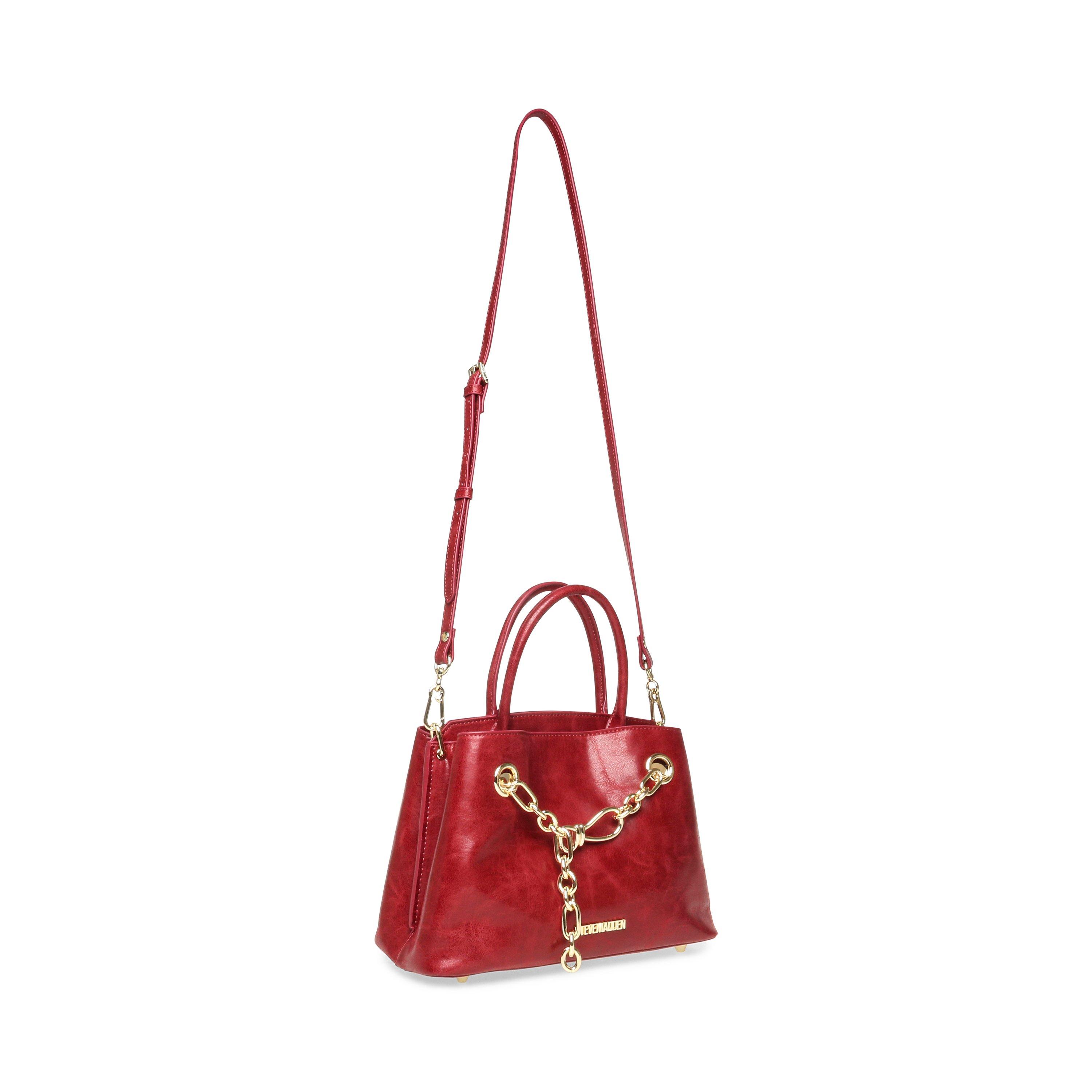 Wijn - Steve Madden - Women's Brosaly Faux Leather Satchel - 6