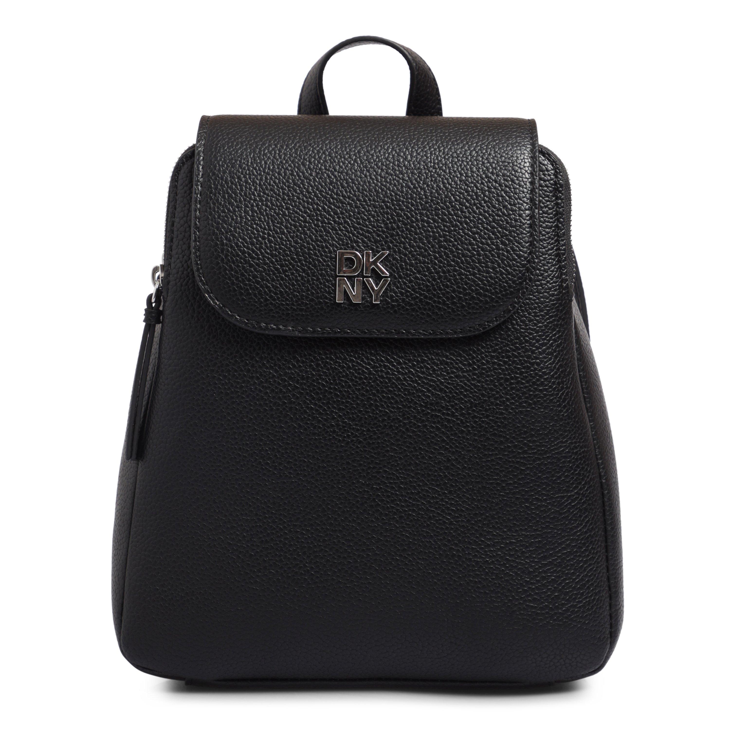BLACK/SILVER - DKNY - DKNY Gallen Backpack Ld99 - 1