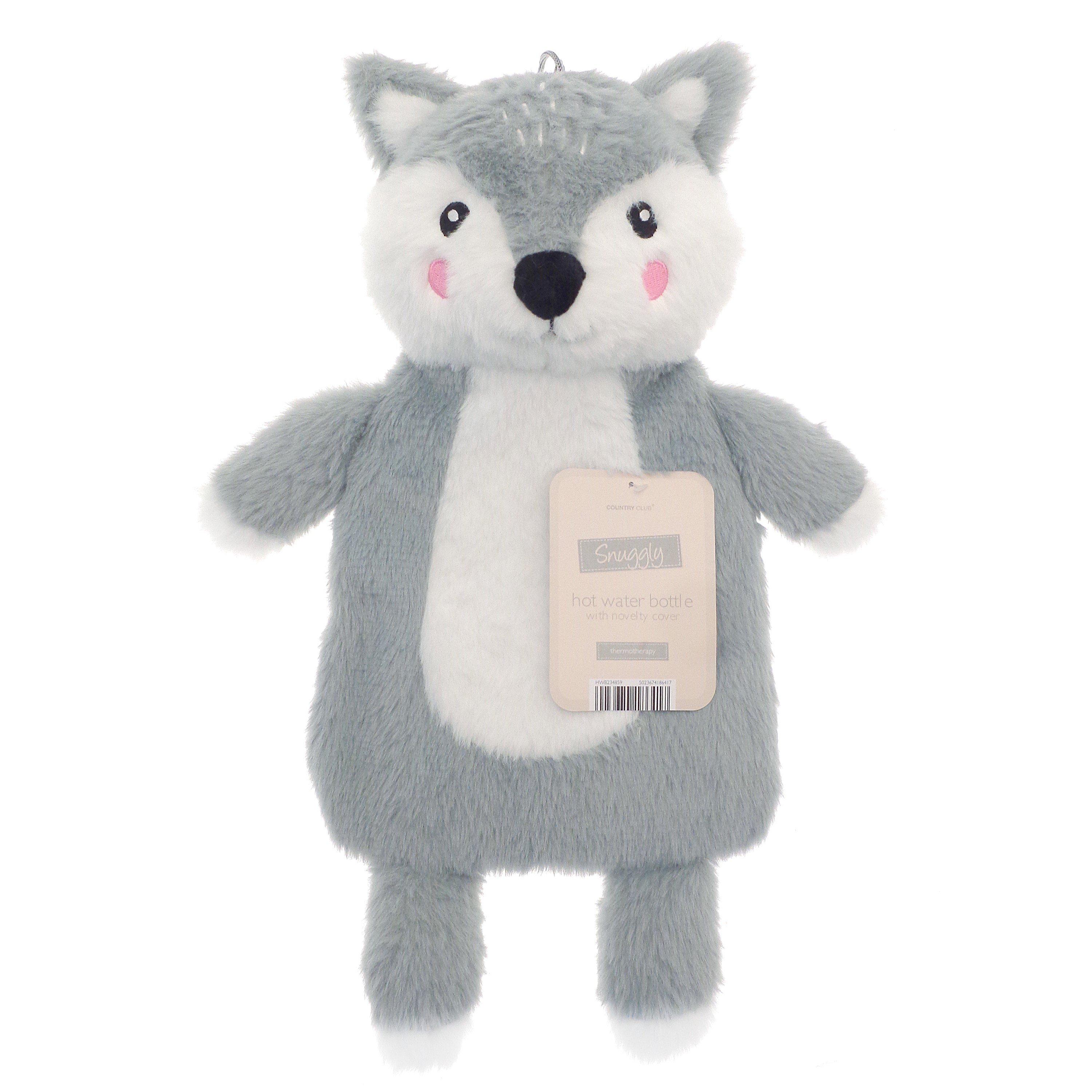 Hot Water Bottle with Snuggly Novelty Cover