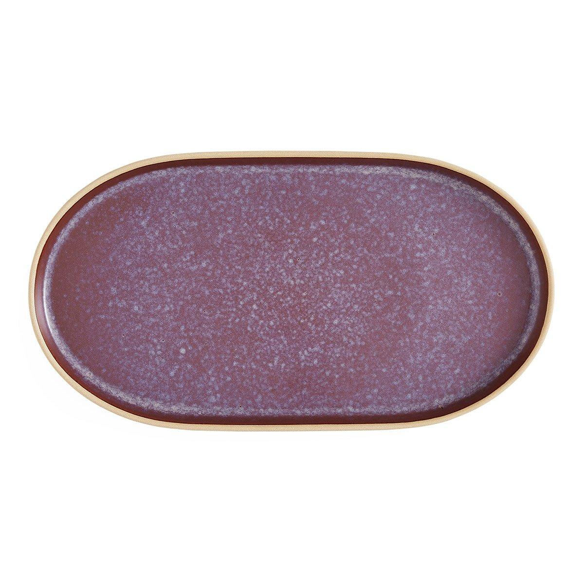Amethyst - Portmeirion - Minerals Large Oval Platter, Amethyst - 2