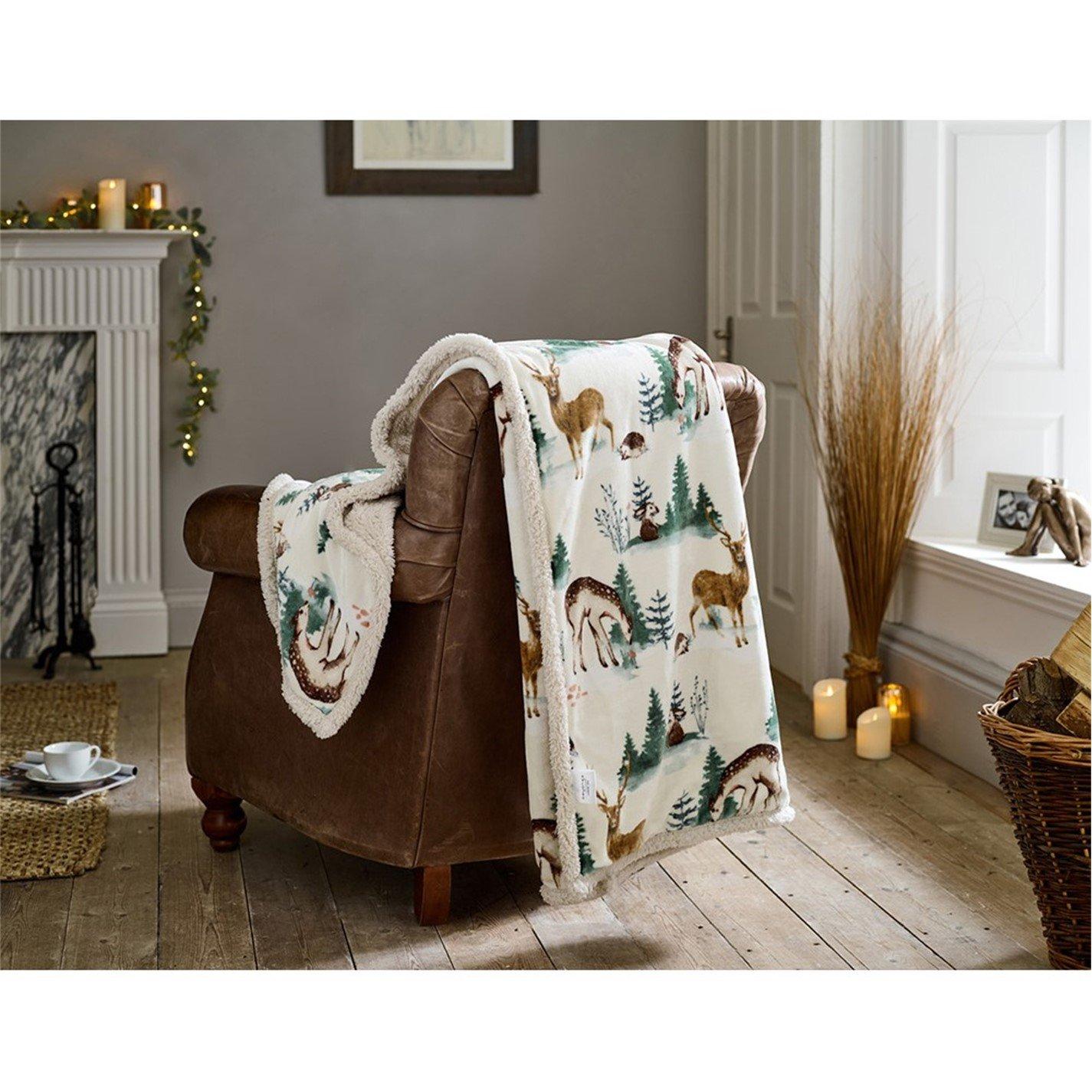 Deers - Deyongs - Winter Deer Throw 140x180cm - 1