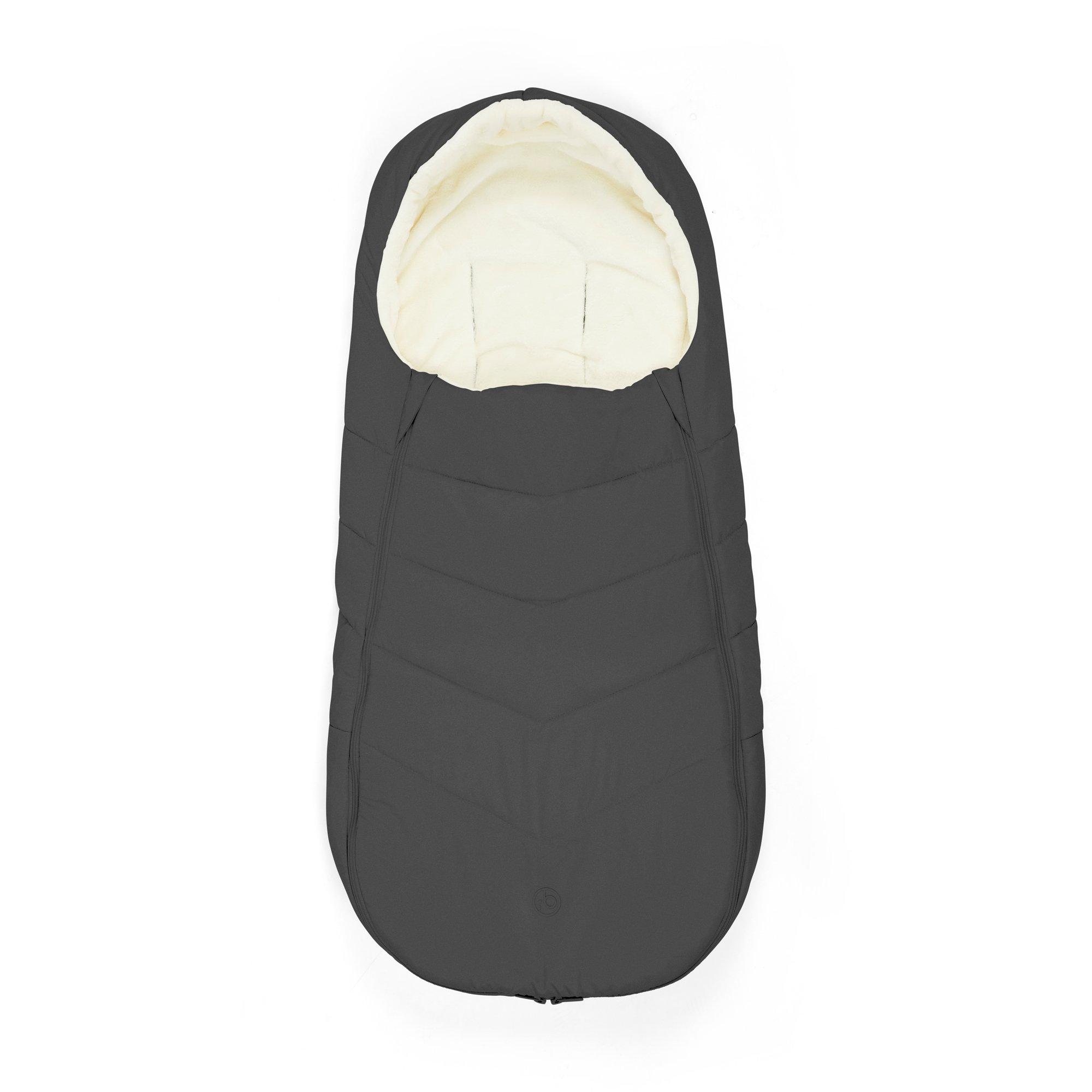 Ickle Bubba  Newborn Premium Universal Pram & Stroller Footmuff - Charcoal Grey - one