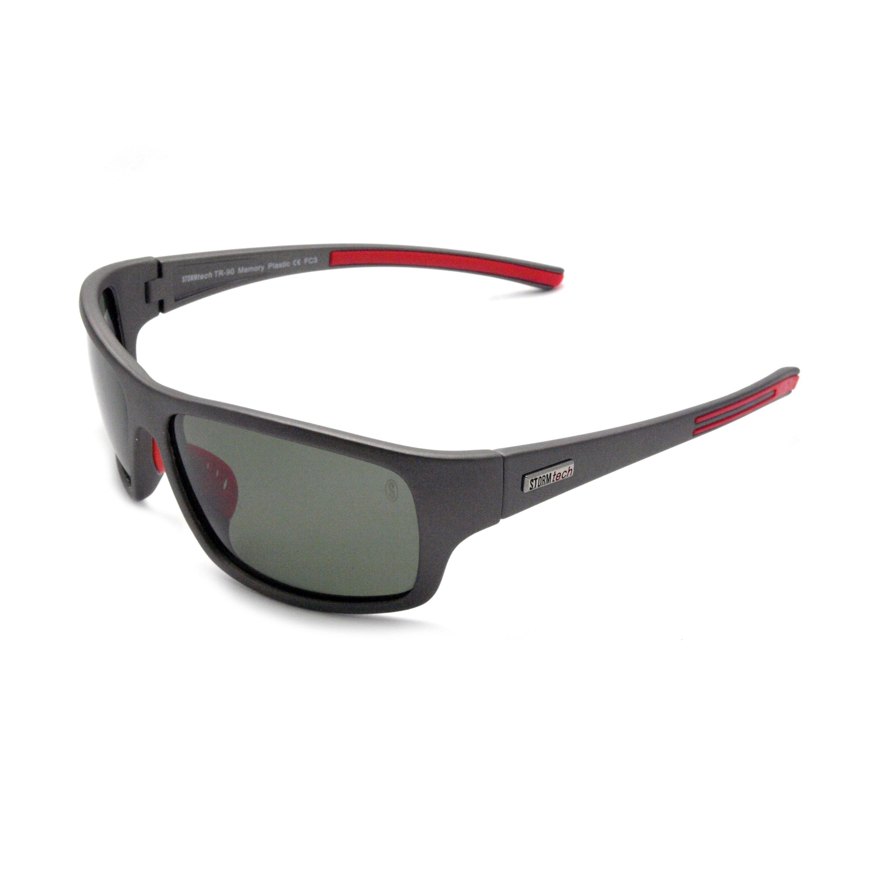 Grau - Storm - Men's Tech Sports Running Sunglasses - 1