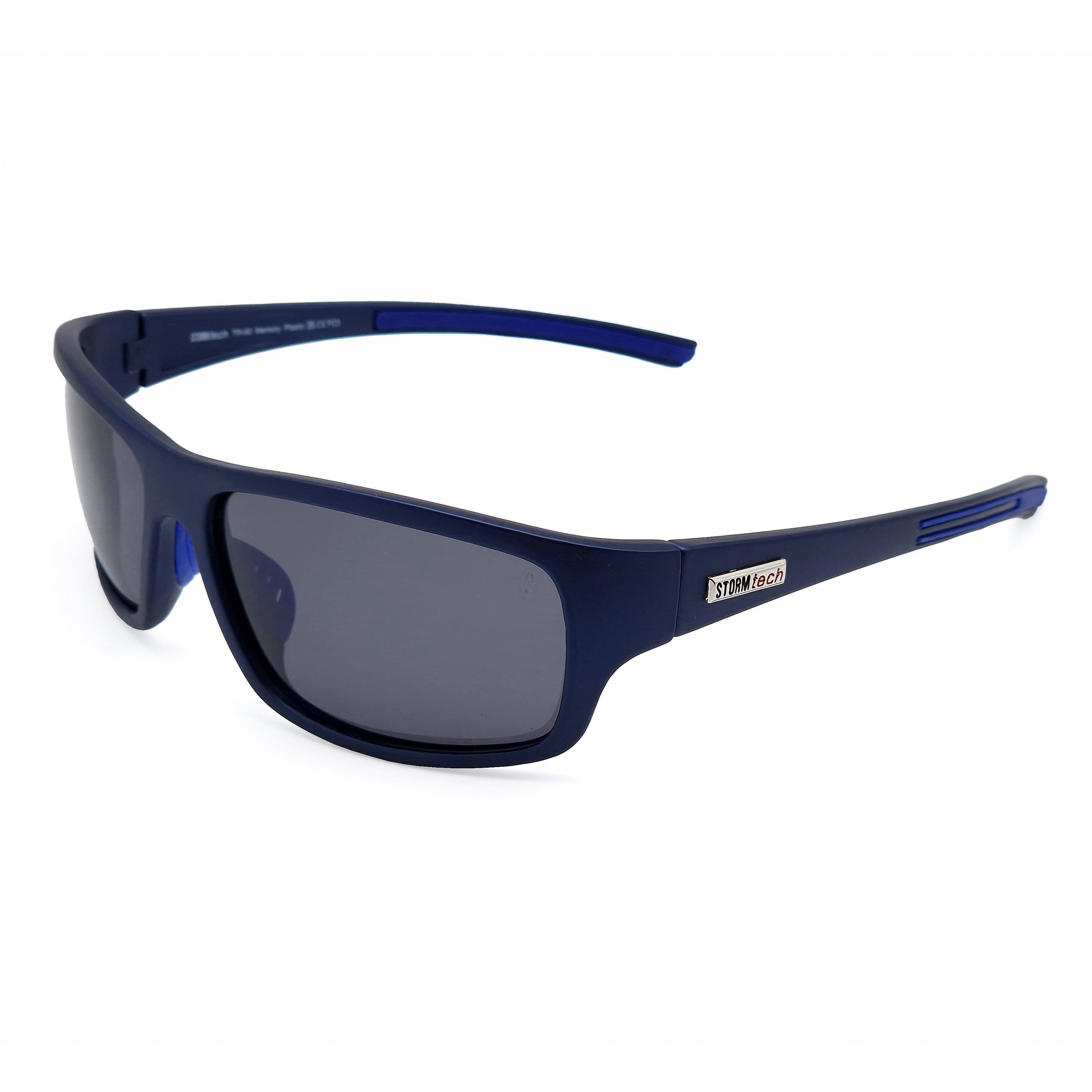 Navy - Storm - Men's Tech Sports Running Sunglasses - 1