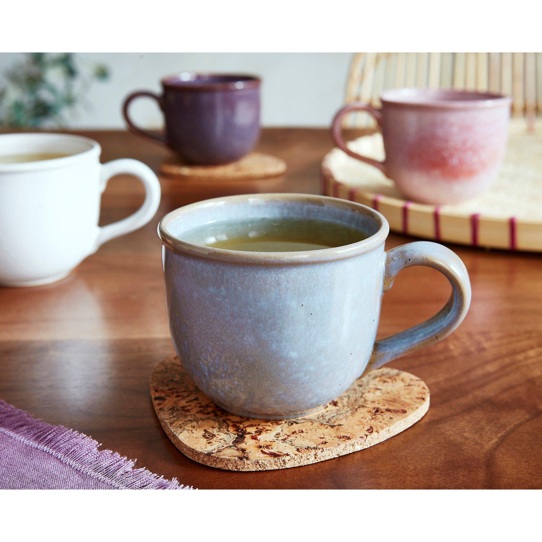 Portmeirion  Minerals Set Of 4 Mugs - Aquamarine